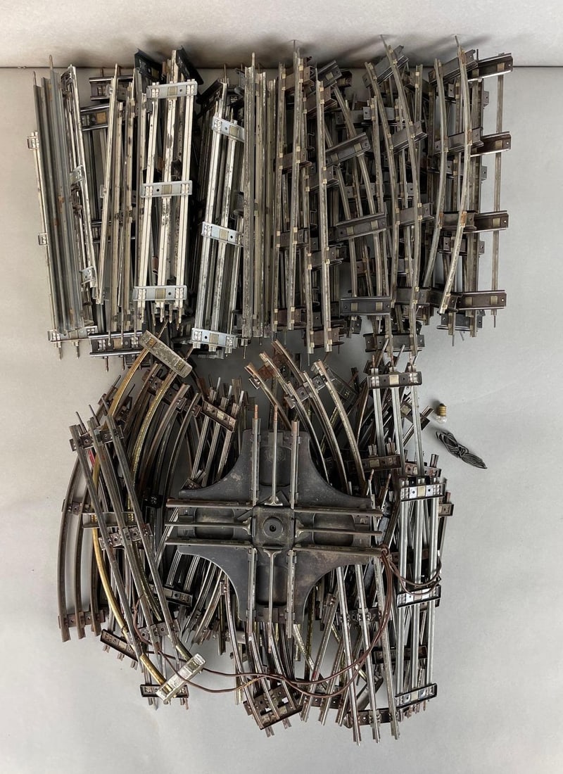 Large Group of O Scale Train Tracks (1 of 3)