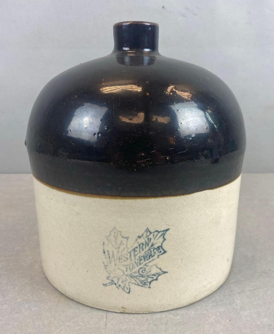 Western Stoneware Co. Jug With Handle: Measures 9 x 7 x 7 inches