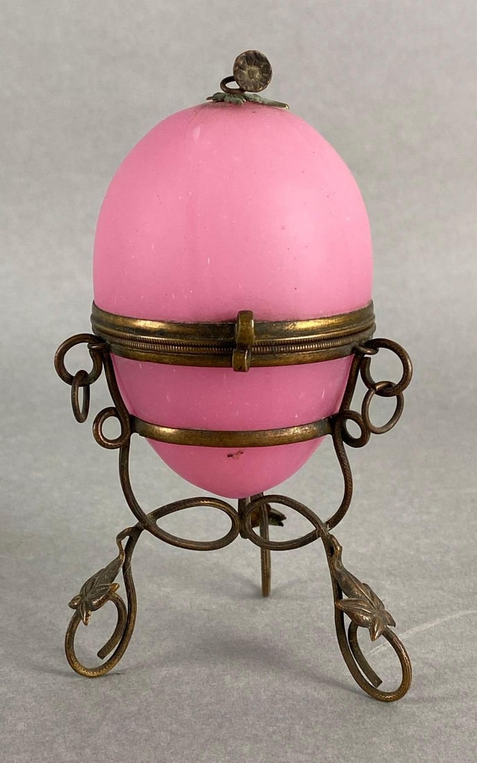 Palais Royale Style Pink Opalescent Glass Perfume Holders (1 of 6)