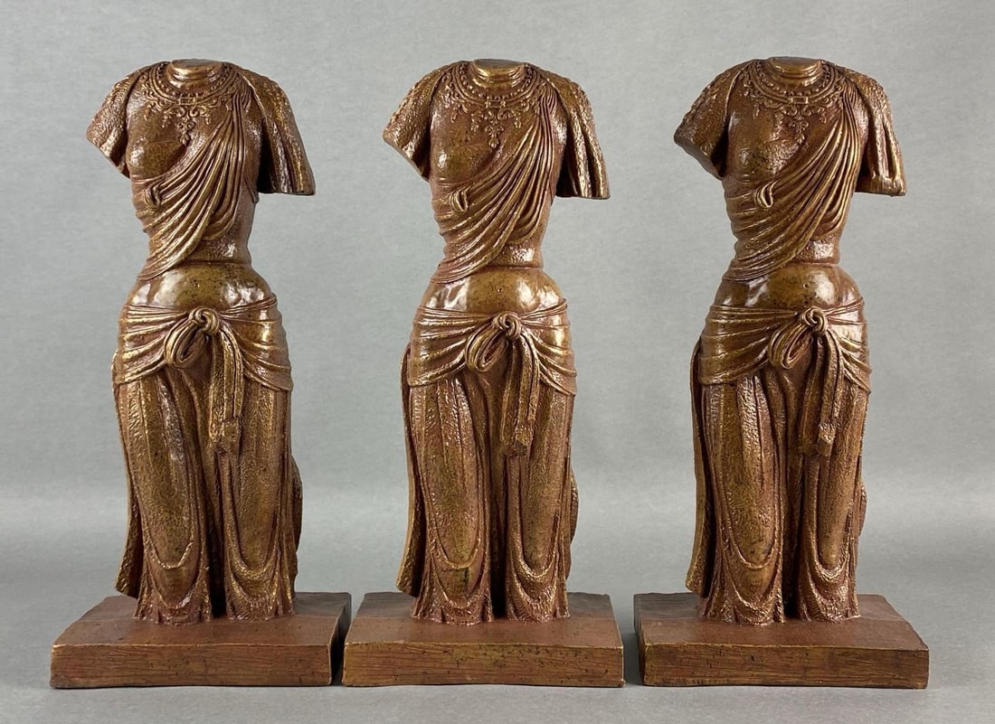 Group of 3 Fredrick Cooper Indian Women Figural Statues (1 of 8)