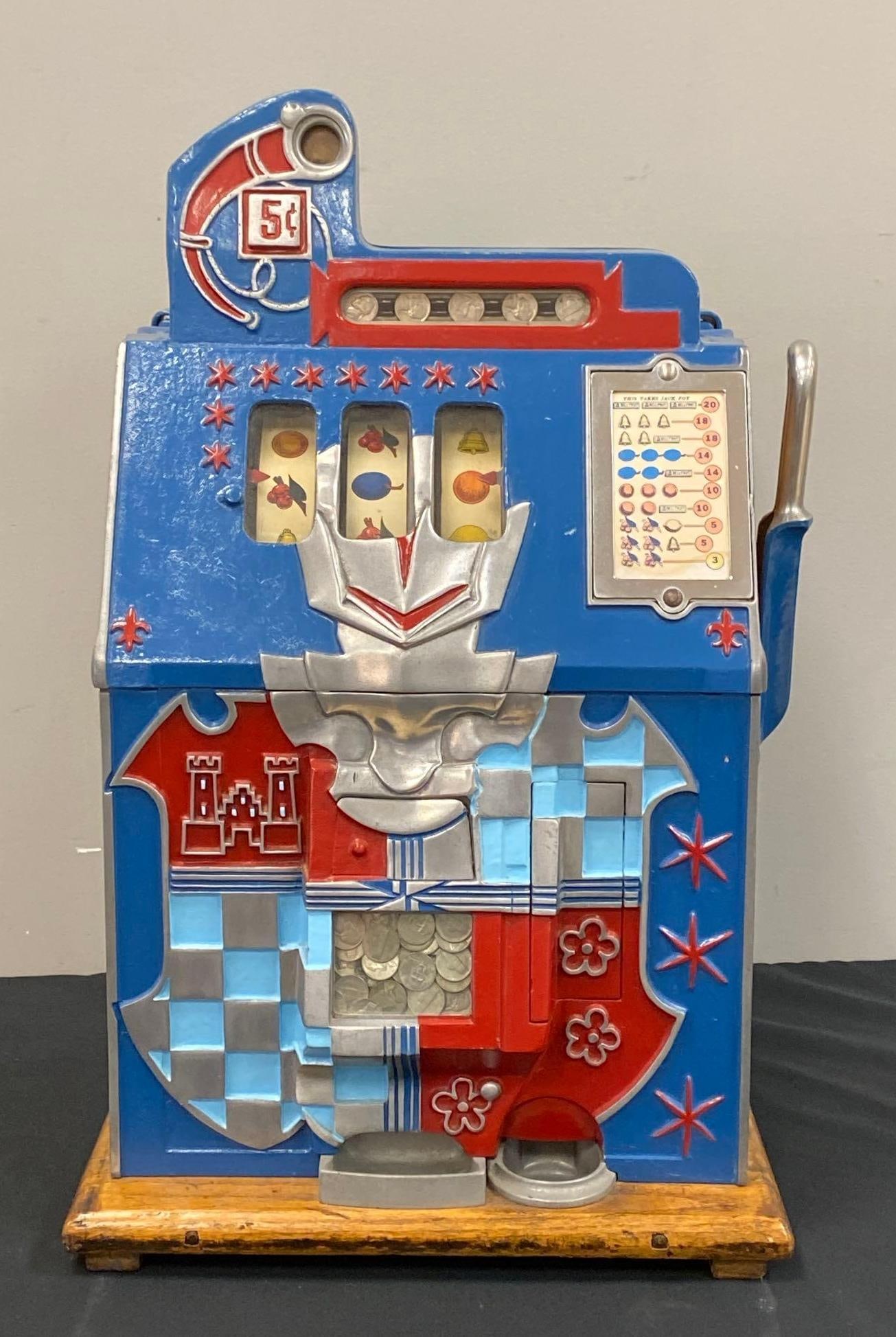 Antique Mills Nickel Castle Front Slot Machine (1 of 7)