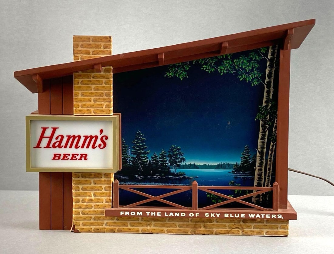 Hamms Starry Skies Light-Up Advertising Beer Sign (1 of 9)