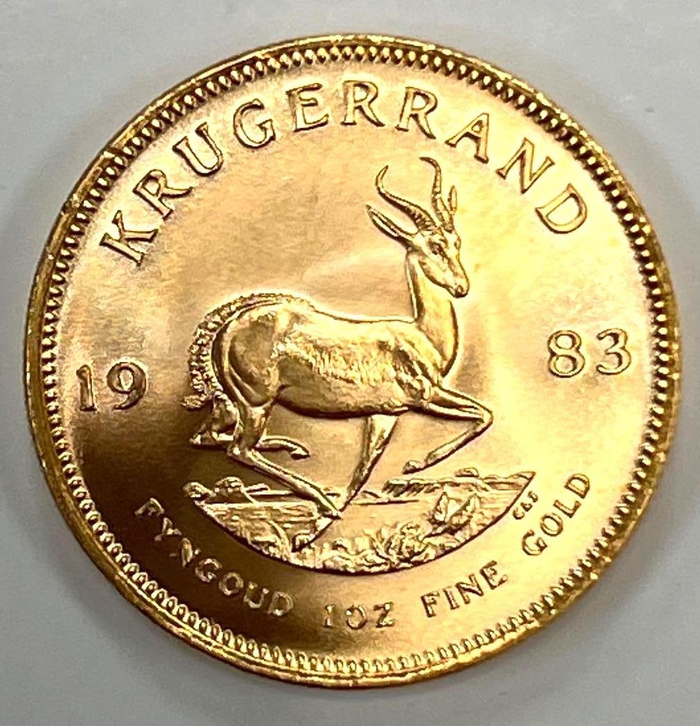 1983 South Africa 1 oz Gold Krugerrand: 1983 South Africa 1 oz Gold Krugerrand
