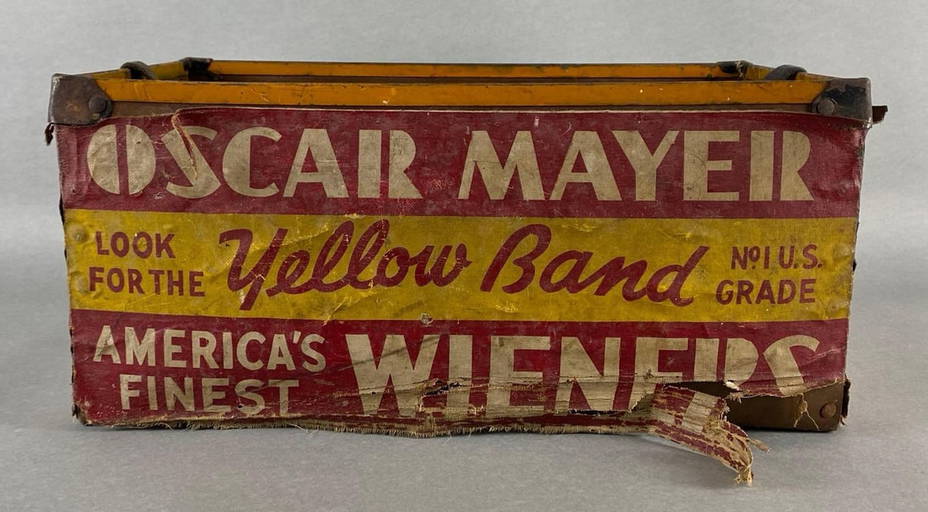 Vintage Baseball Ballpark Stadium Oscar Mayer Wieners Vendor Box