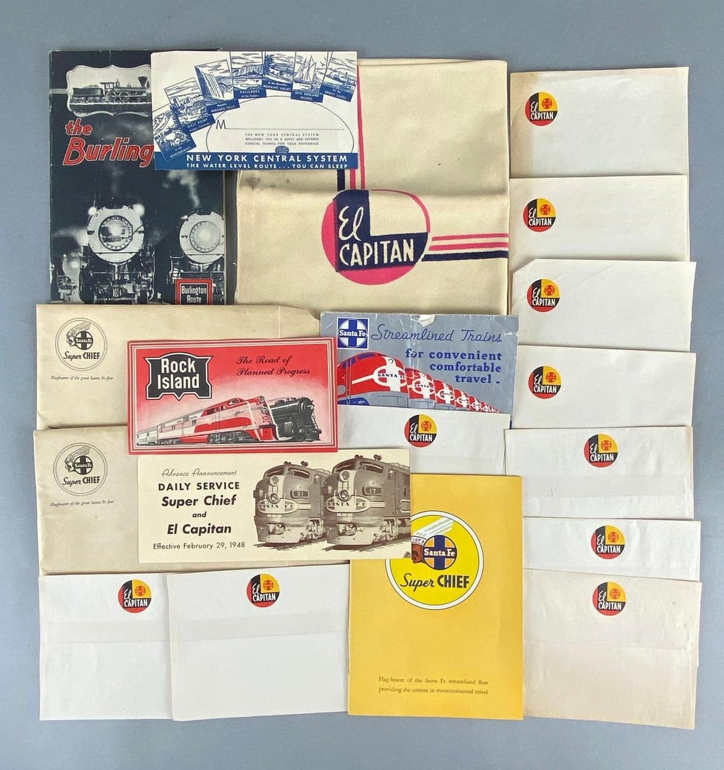 Group of 19 Railroad Ephemera and More (1 of 3)