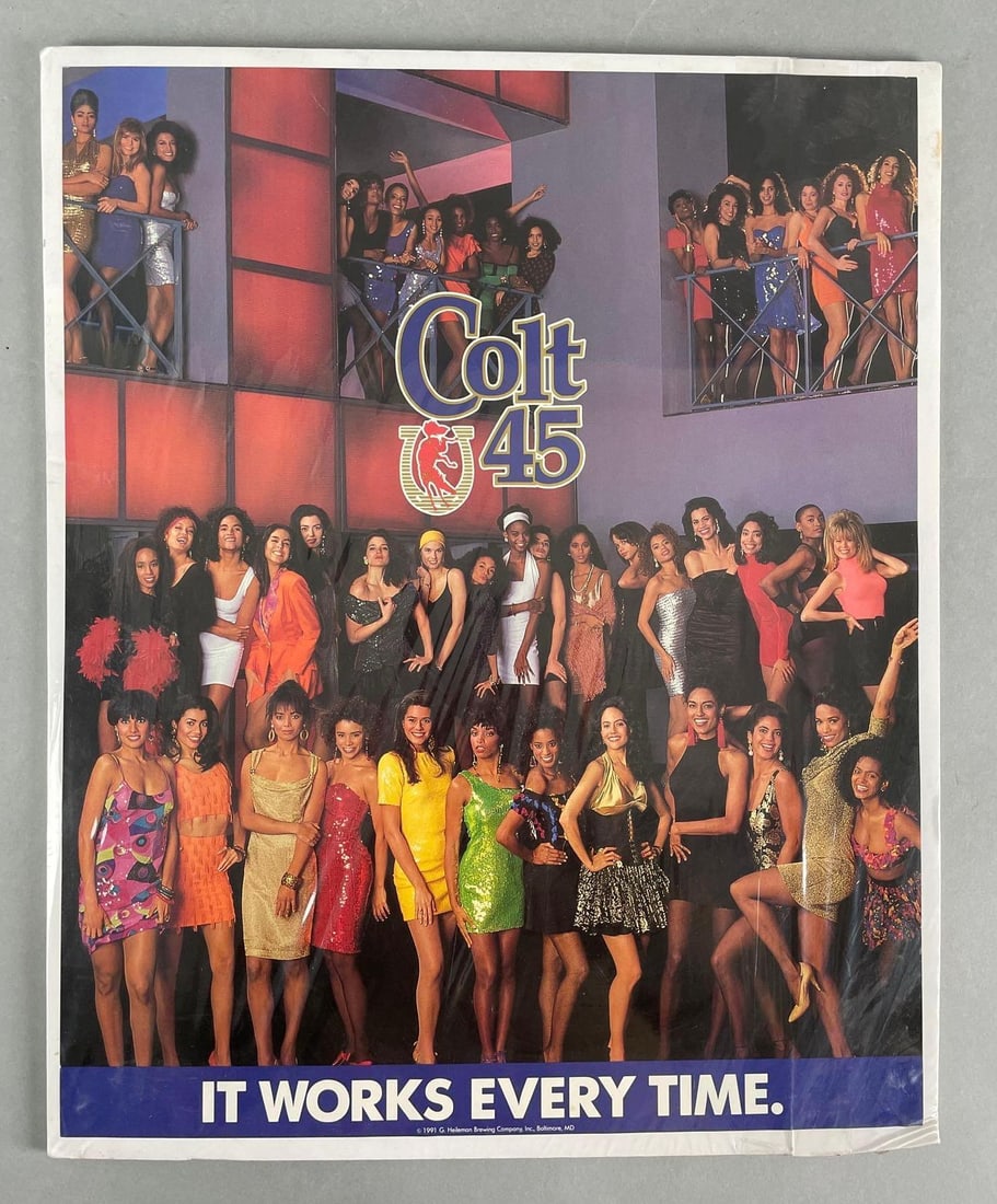 Colt 45 Malt Liquor Advertising Sign (1 of 2)