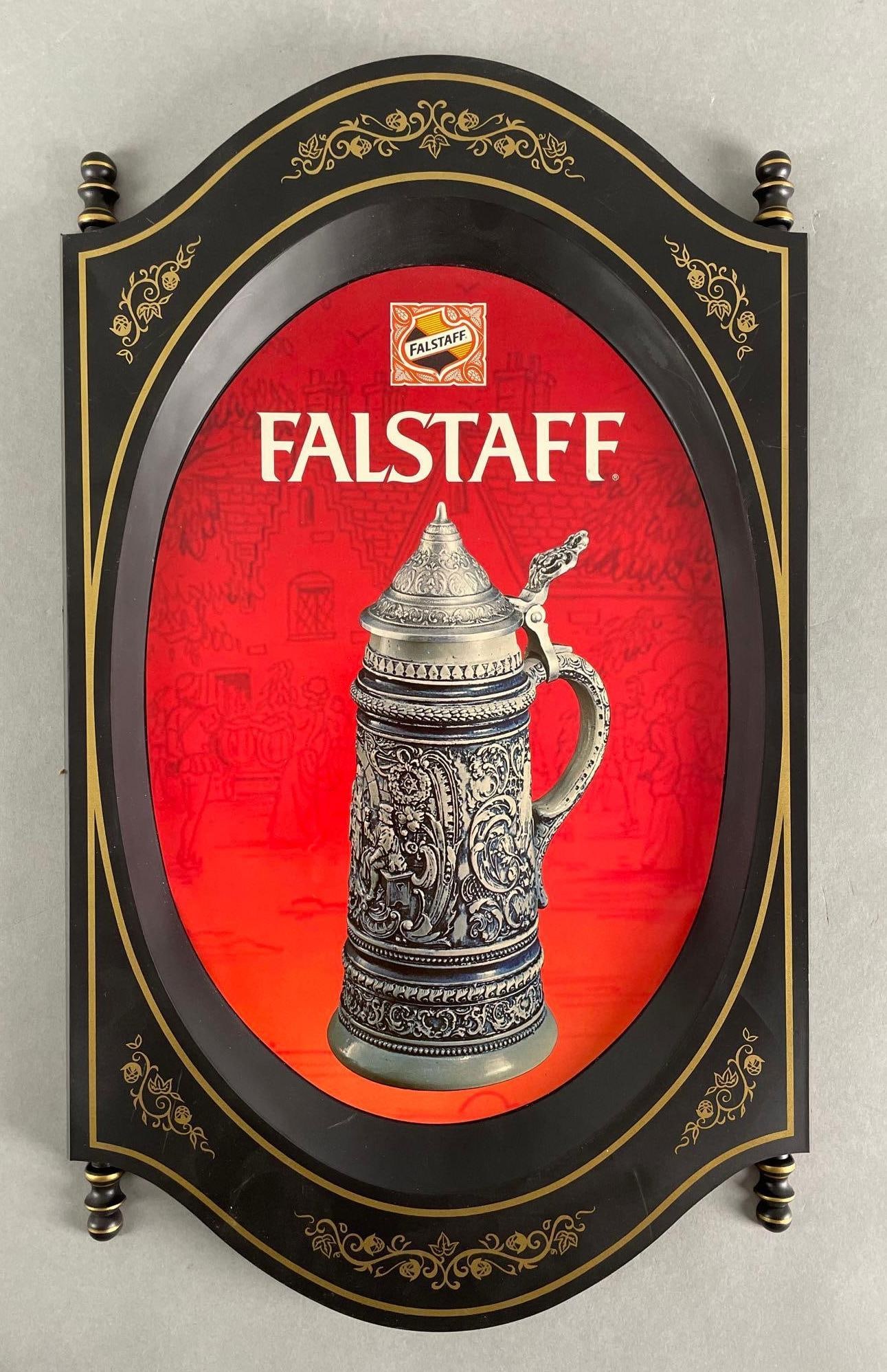Falstaff Beer Stein Advertising Sign (1 of 2)