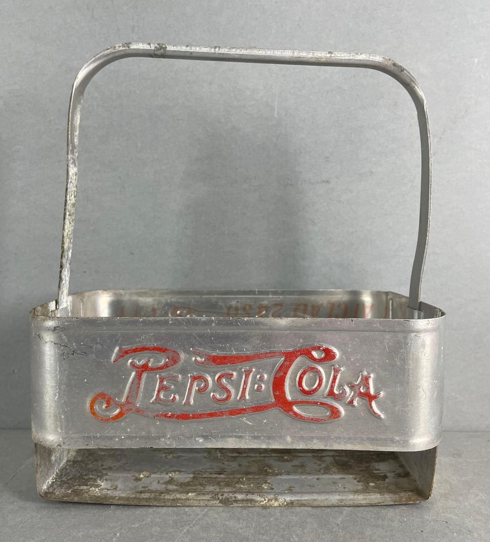 Vintage Metal Pepsi Cola Advertising 6 Pack Holder (1 of 4)