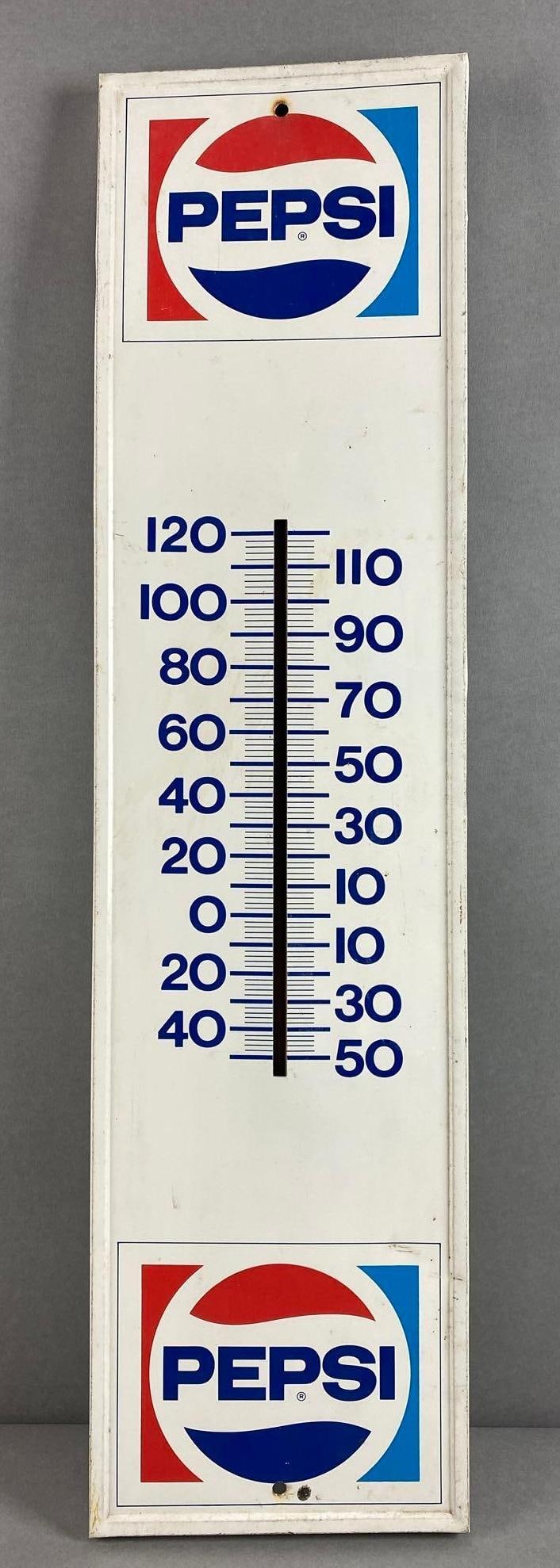 Pepsi Metal Advertising Thermometer (1 of 4)