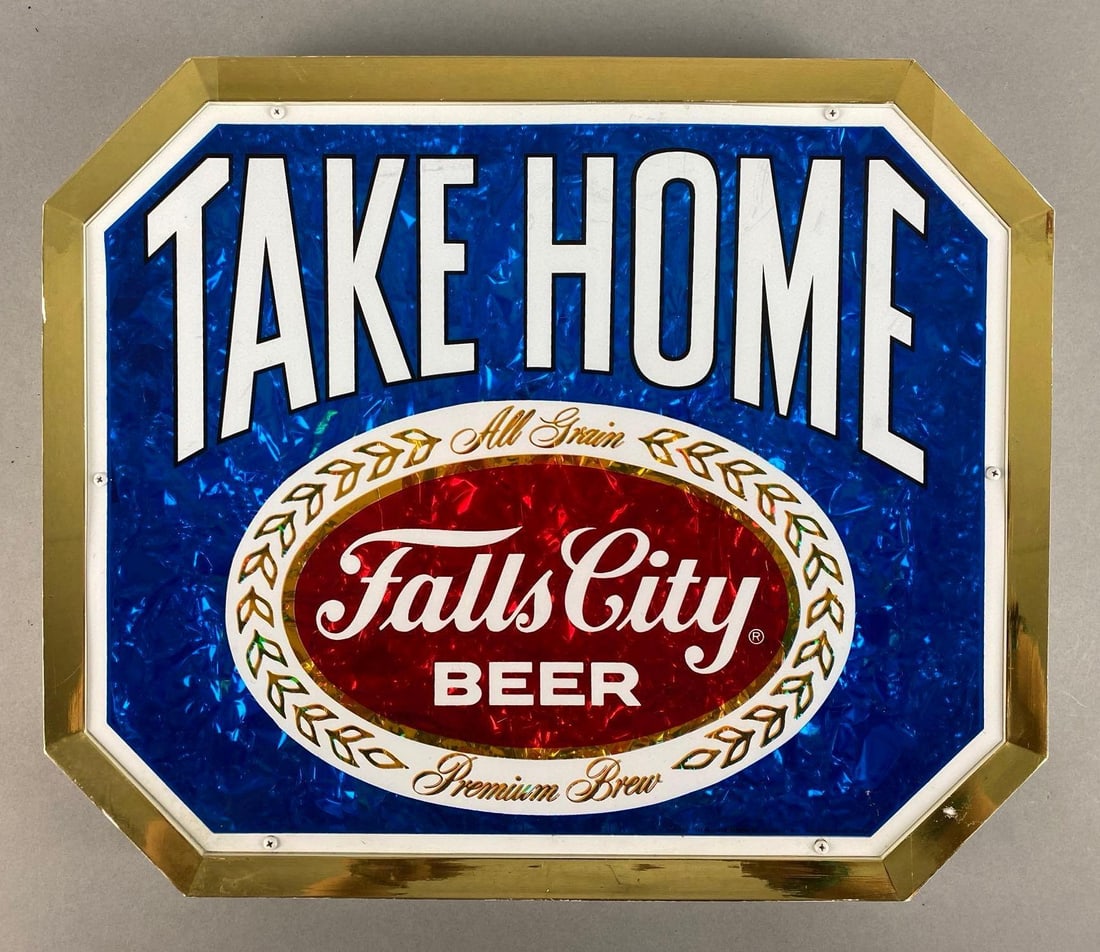 Falls City Beer Take Home Advertising Sign (1 of 2)