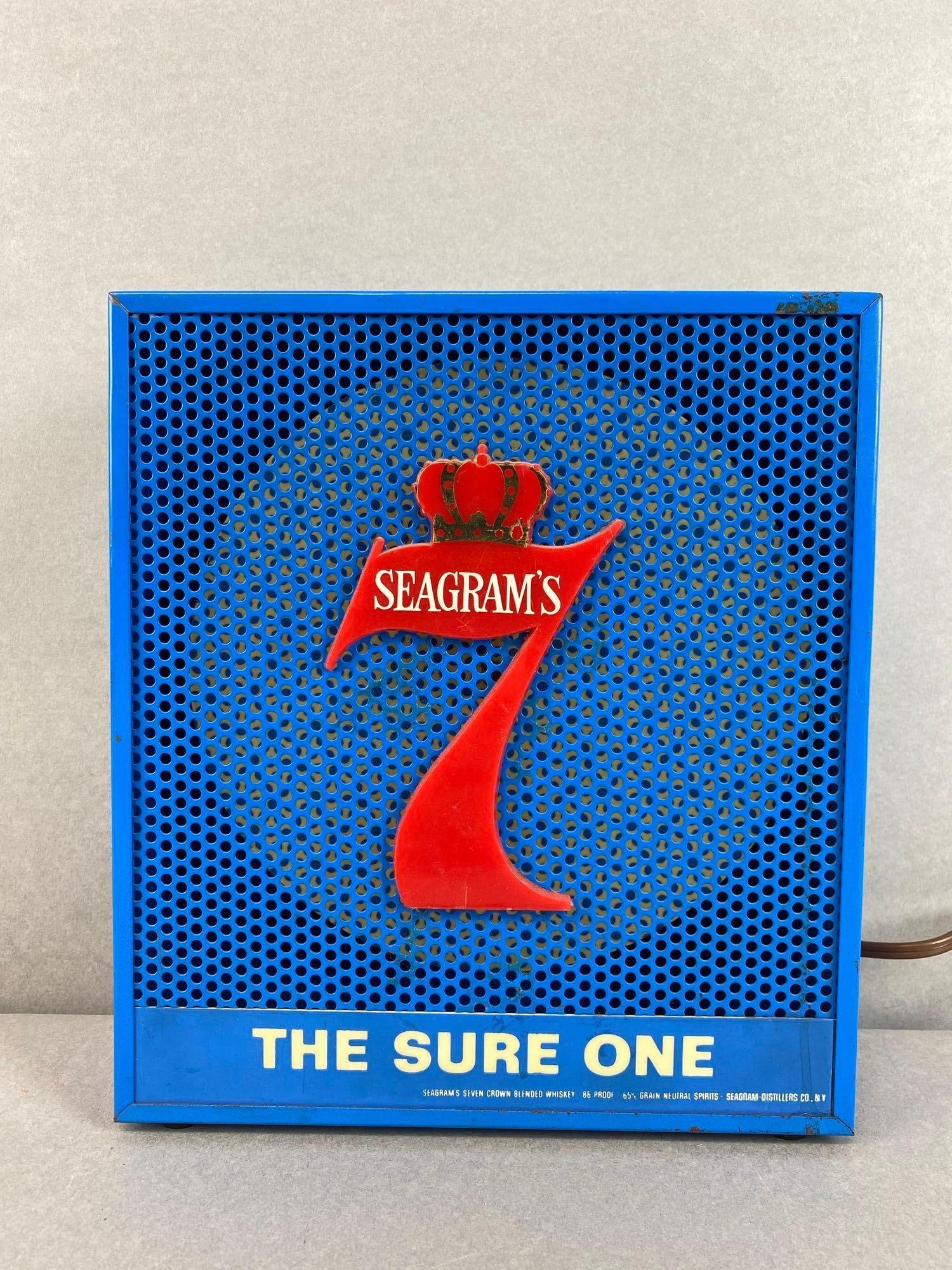 Seagram’s The Sure One Metal Light Up Motion Sign (1 of 3)