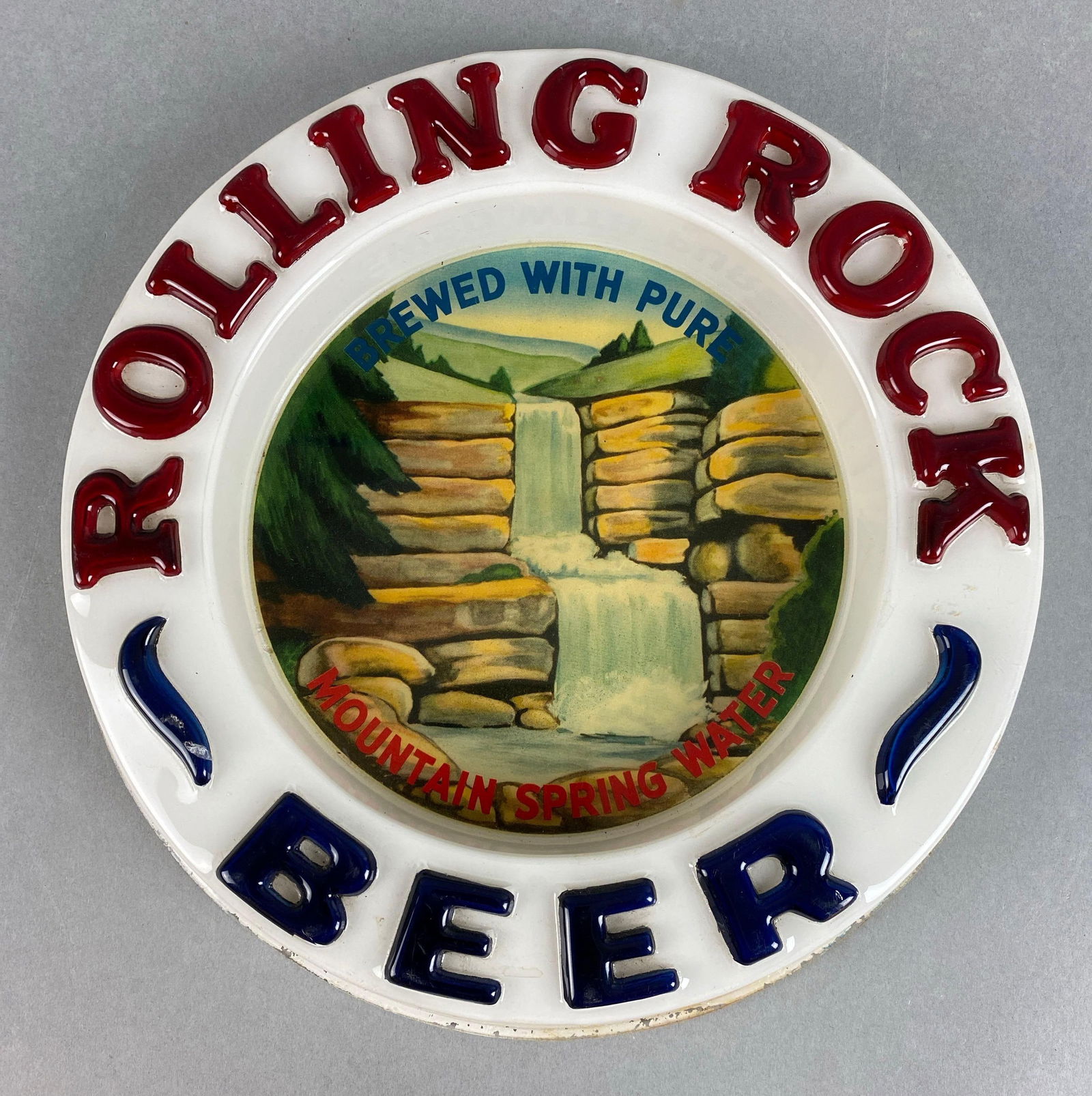 Vintage Rolling Rock Beer Advertising Bowl (1 of 2)