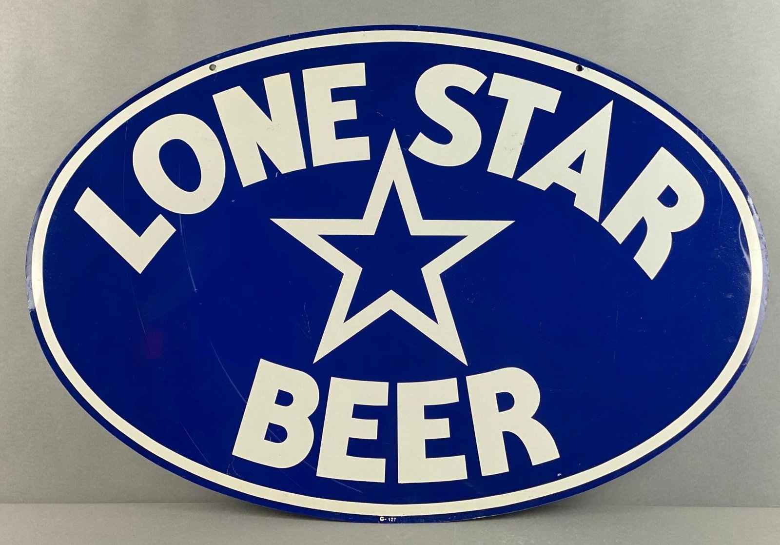 Vintage Lone Star Beer Metal Advertising Sign (1 of 2)