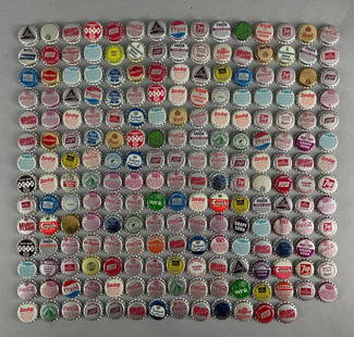 Group of 200+ Vintage Beer and Soda Advertising Bottle Caps: Includes Coca-Cola, Schlitz, Blatz, orange crush, and more