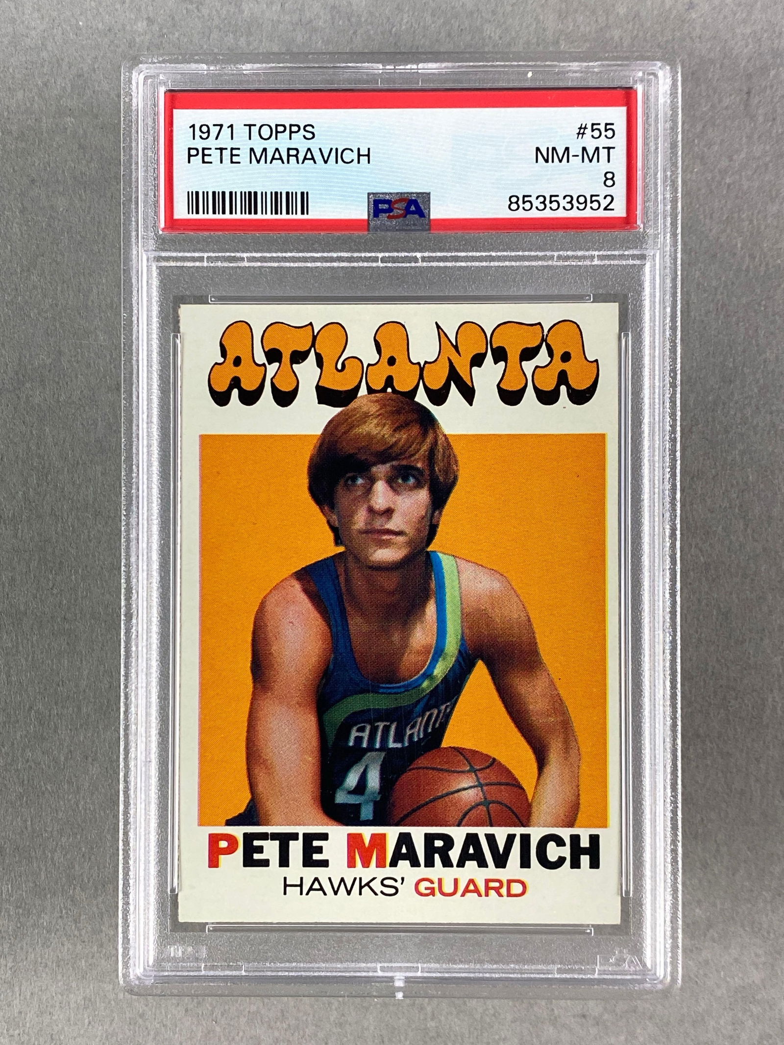 1971 Topps Pete Maravich #55 PSA 8 (1 of 2)