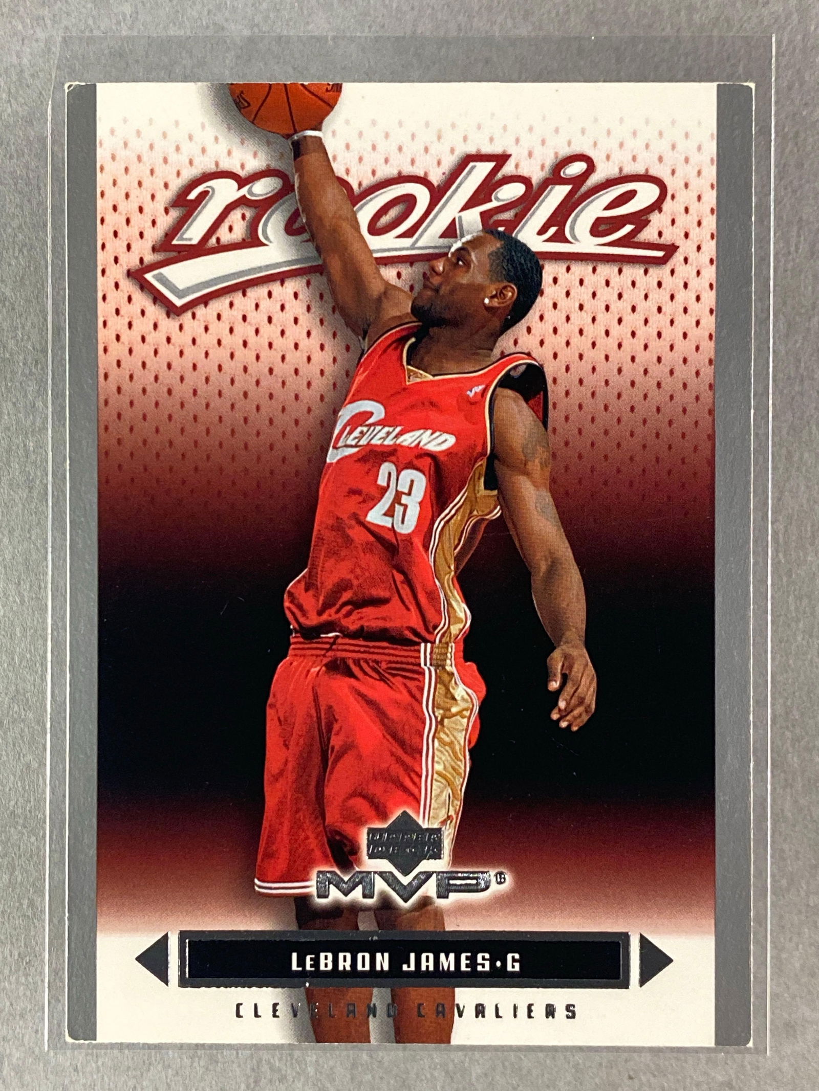 2003 Upper Deck MVP LeBron James #201 Rookie (1 of 2)