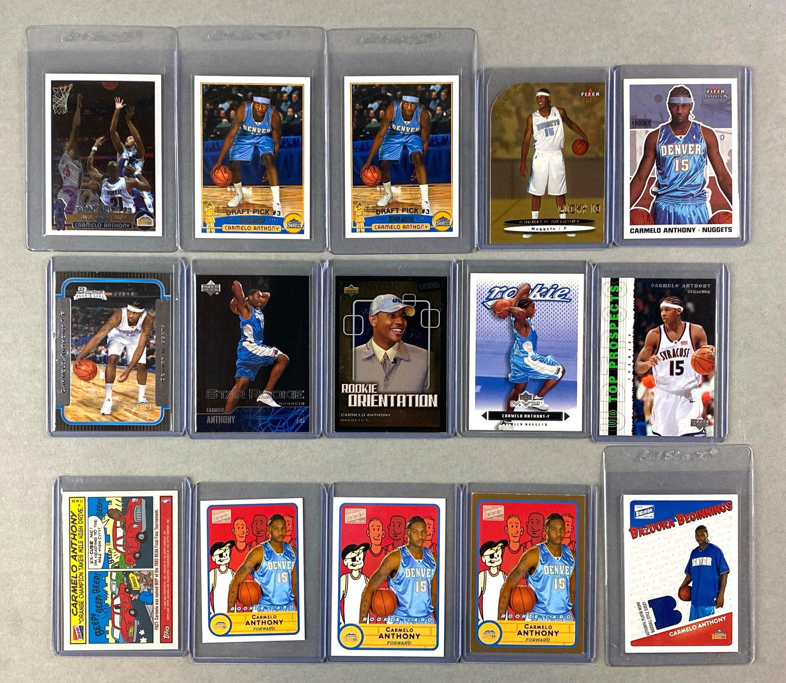 15 - 2003 Carmelo Anthony Rookies (1 of 3)