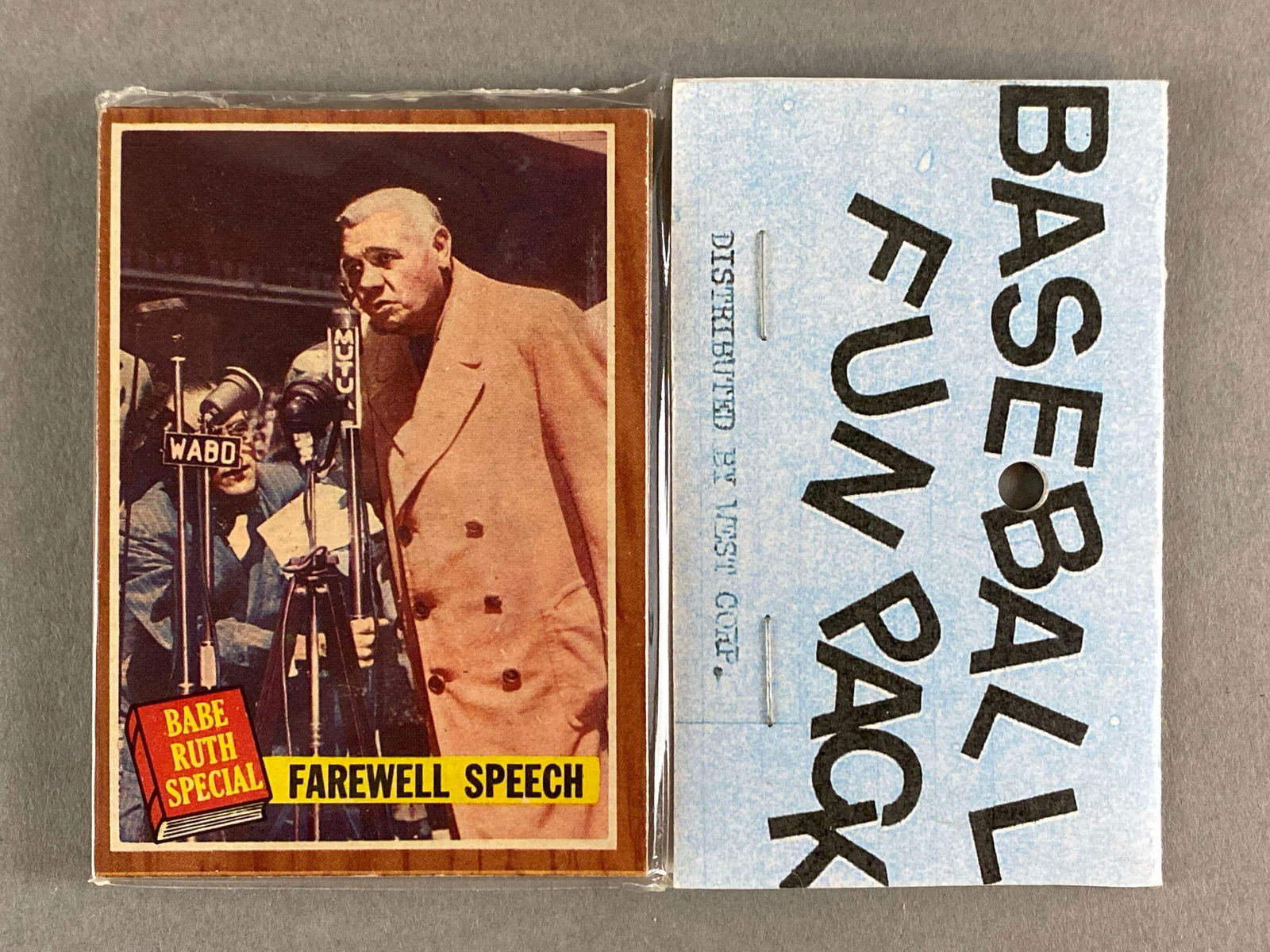 1962 Topps Baseball West Corps Cello Fun Pack (1 of 2)