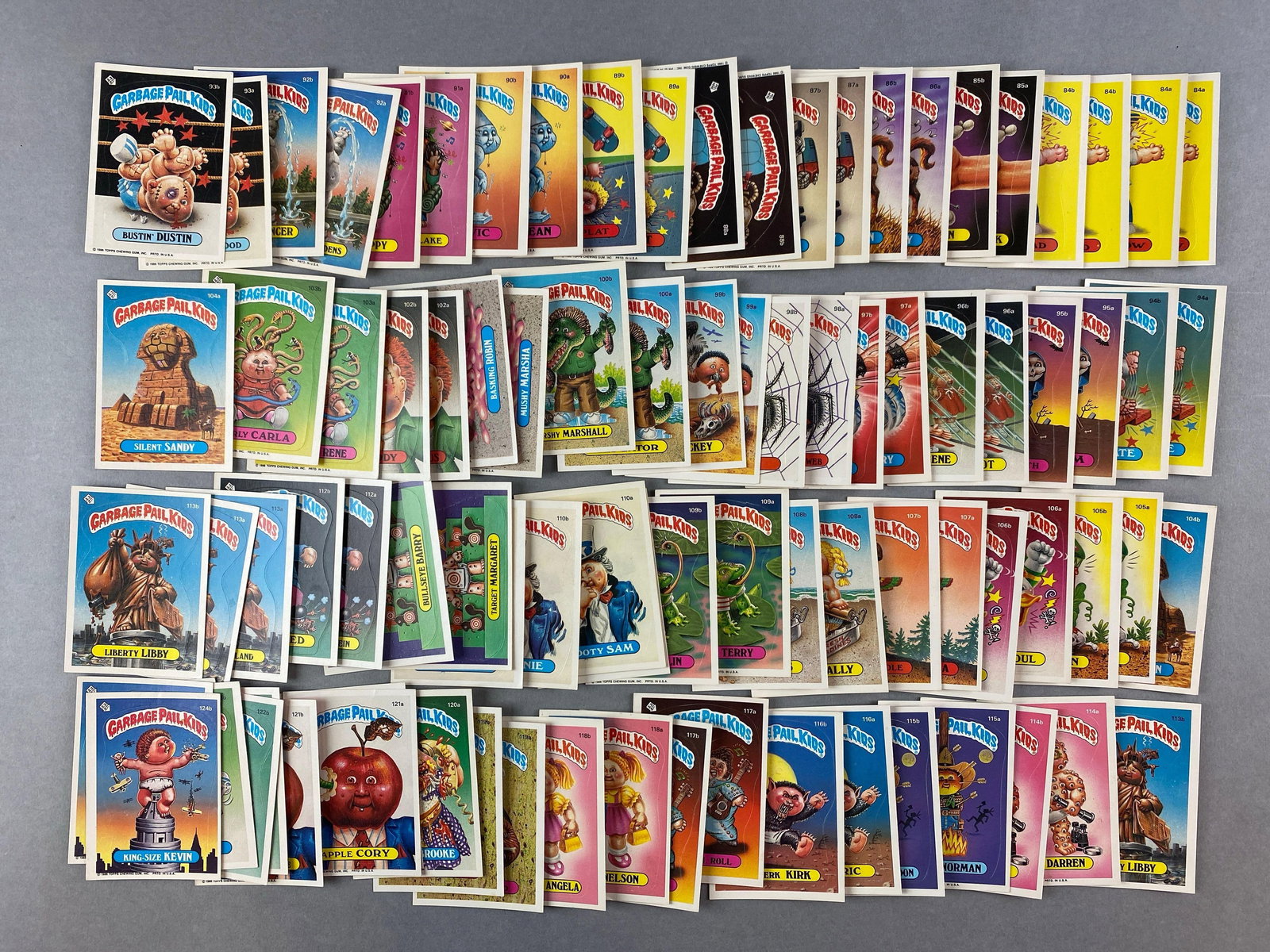 1986 Topps Garbage Pail Kids Series 3 Complete Set + Variations 88 Cards (1 of 5)