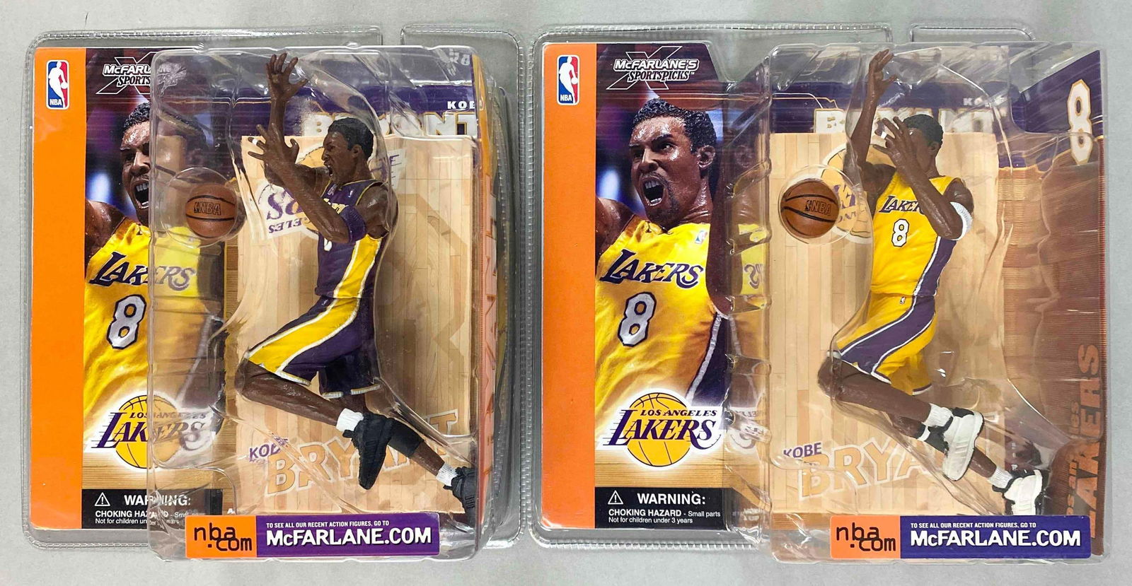 2 - 2002 McFarlane Figures Series 1 Kobe Bryant With Rare Purple Jersey Variant (1 of 2)
