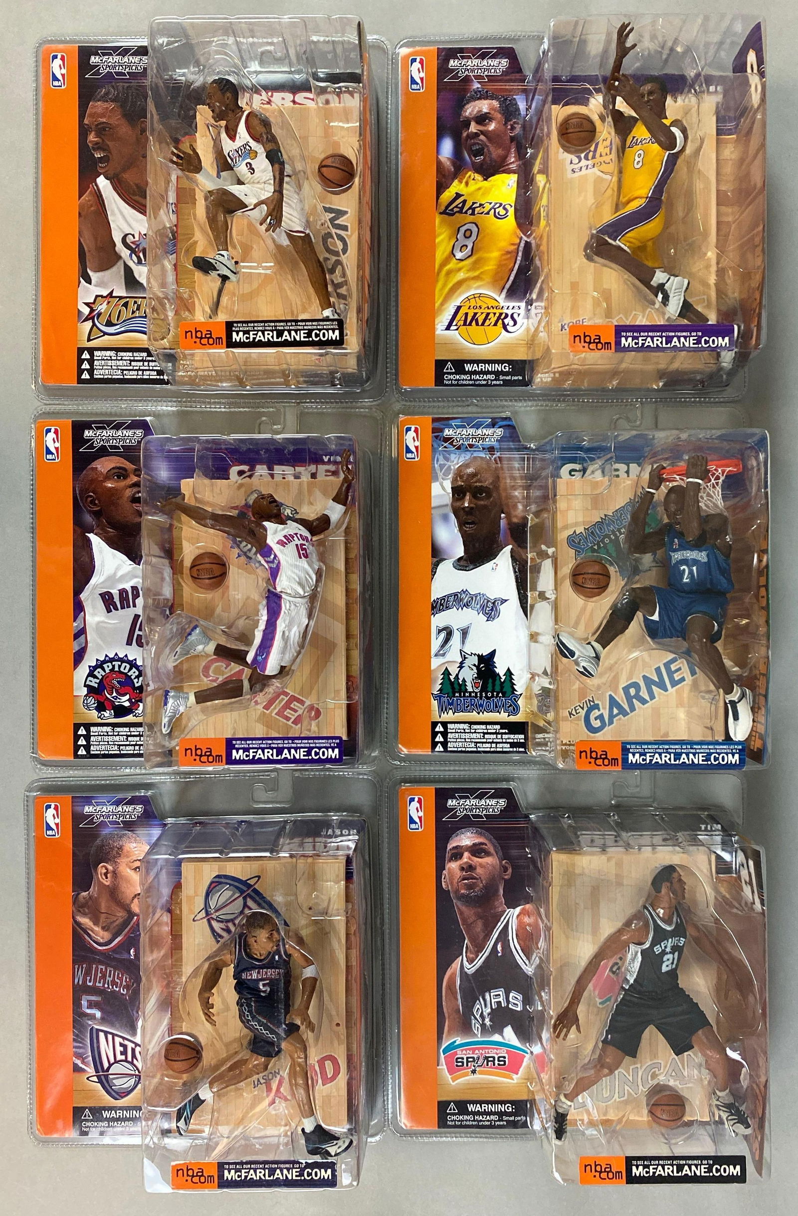 6 - 2002 McFarlane Figures Series 1 NBA Set with Variants (1 of 5)
