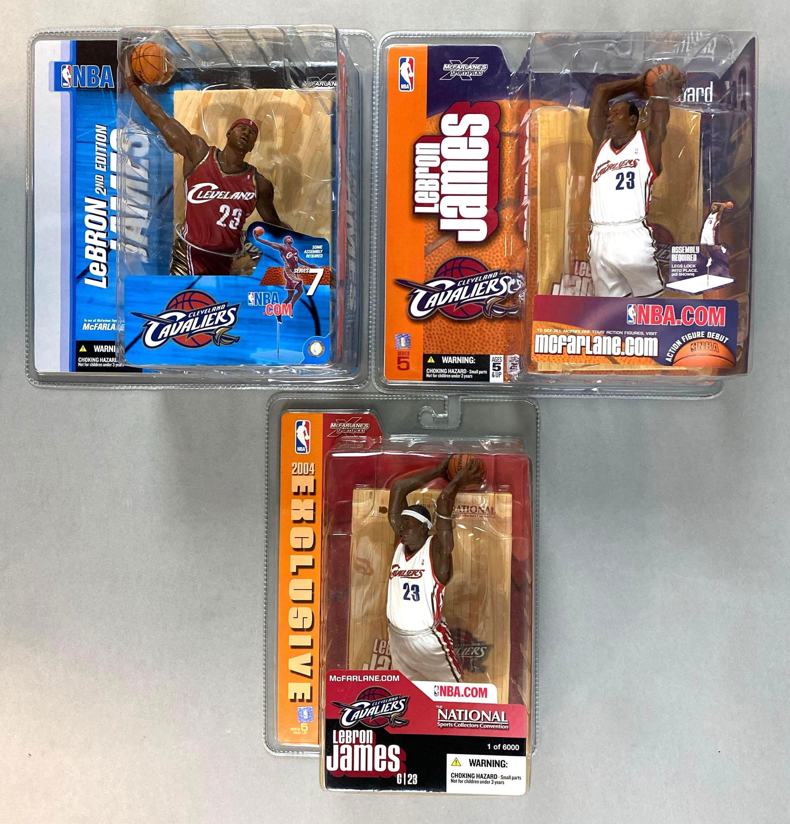 3 - 2003 - 04 McFarlane LeBron James Figures (1 of 2)