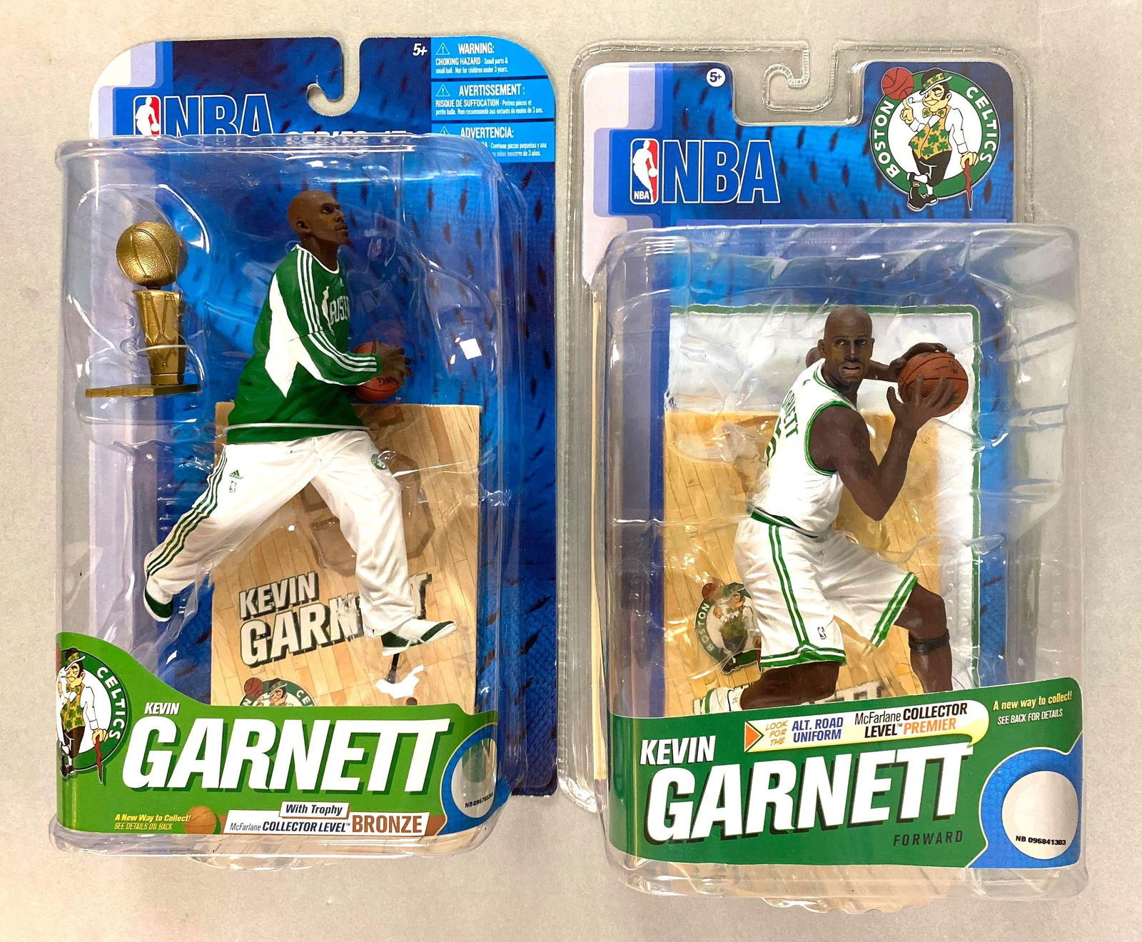 2 - 2010 McFarlane Figures, Series 17 and 18 Kevin Garnett with Rare Bronze Level 574/1600 (1 of 2)