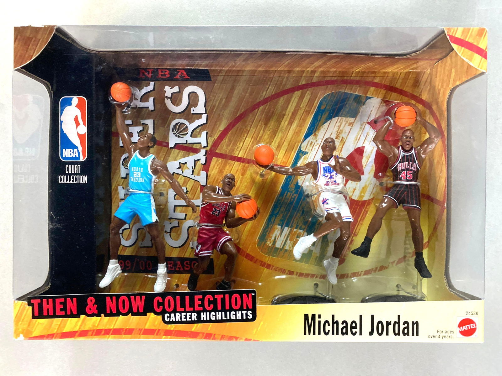 1999 Mattel Super Stars Figures, Then and Now Michael Jordan Set (1 of 2)