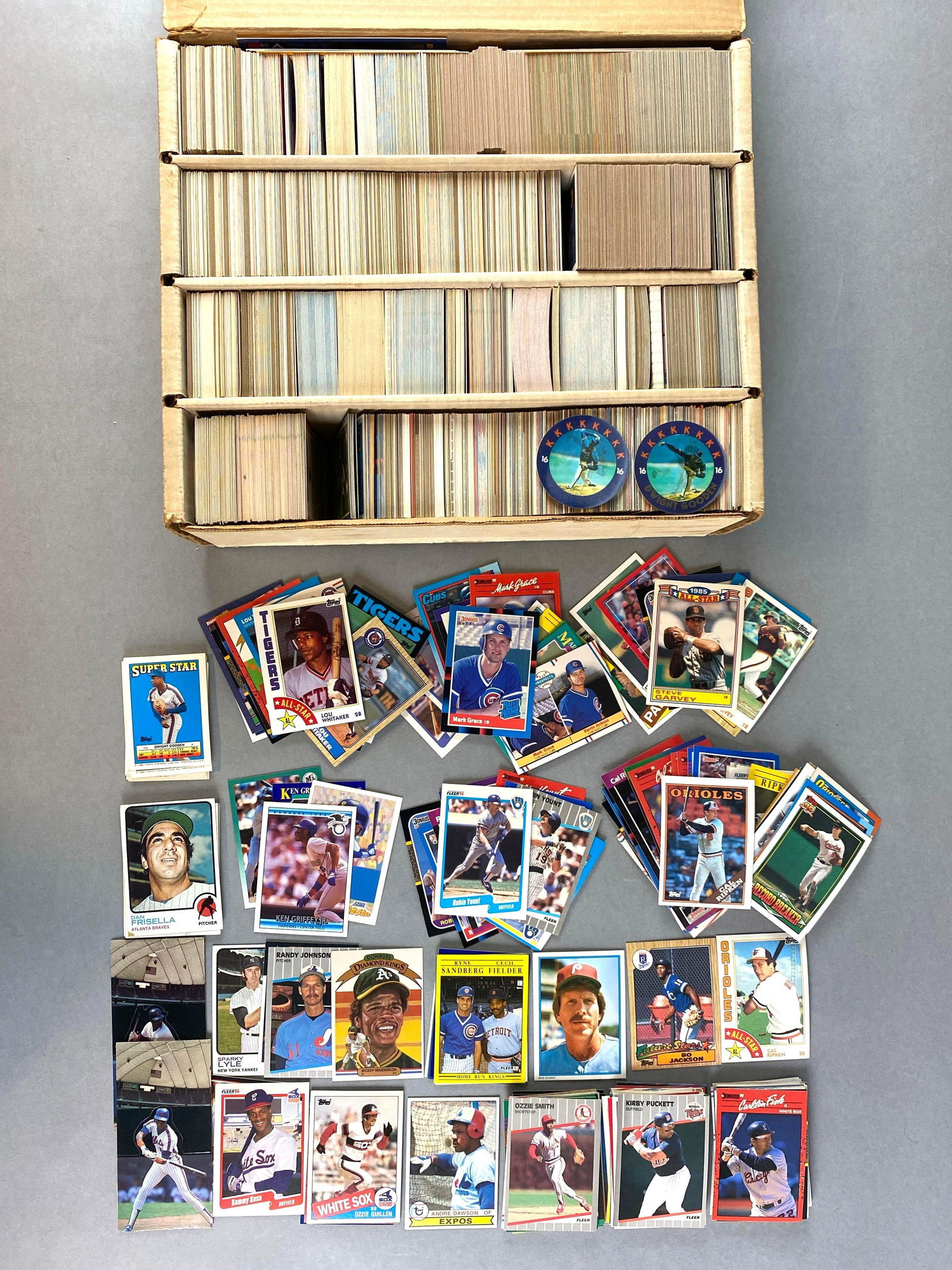 3000+ 1973 - 92 Baseball Cards with HOFs, Stars, and Rookies (1 of 5)