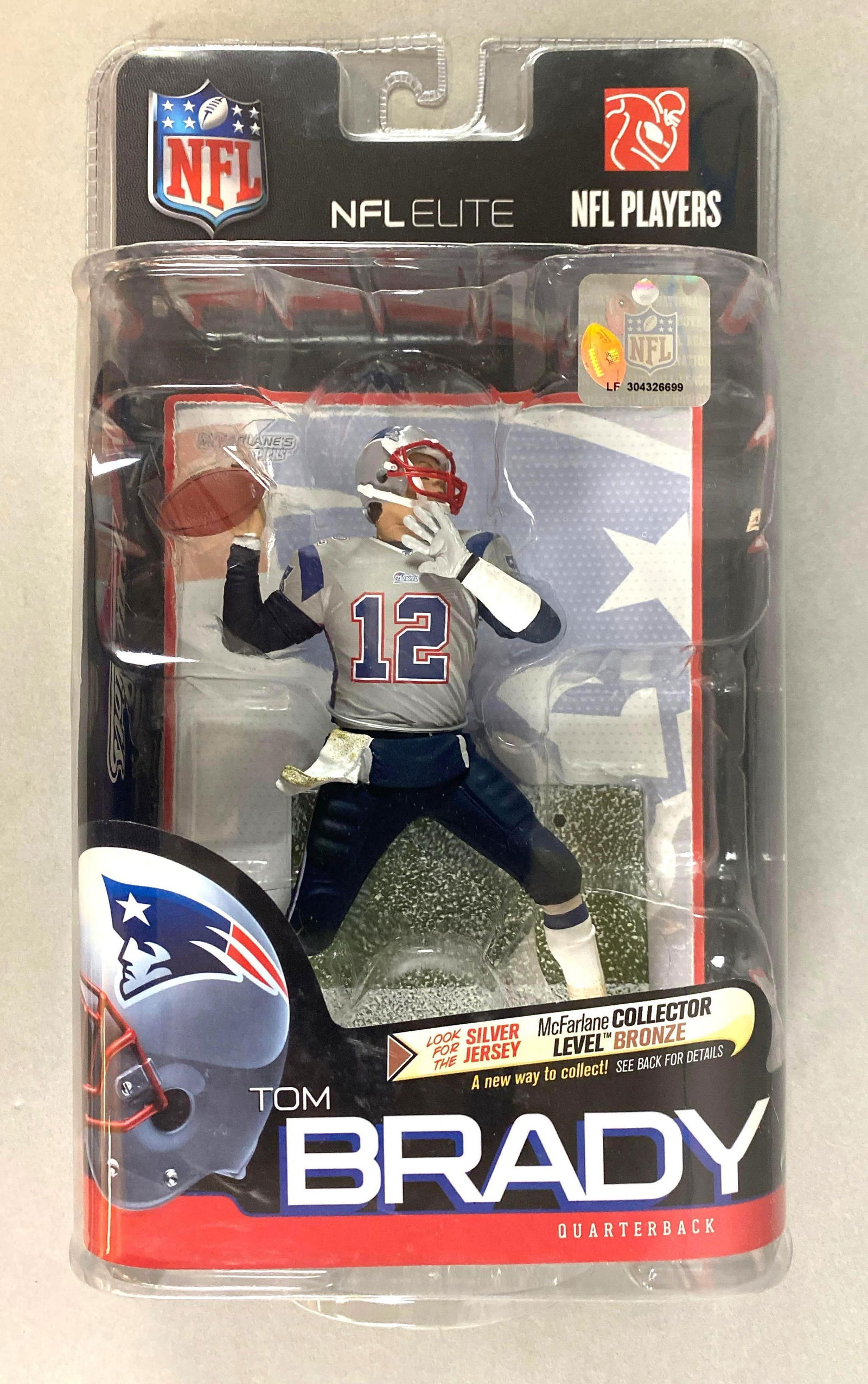 Rare 2010 McFarlane NFL Elite Bronze Figure, Tom Brady 1874/2750 (1 of 2)