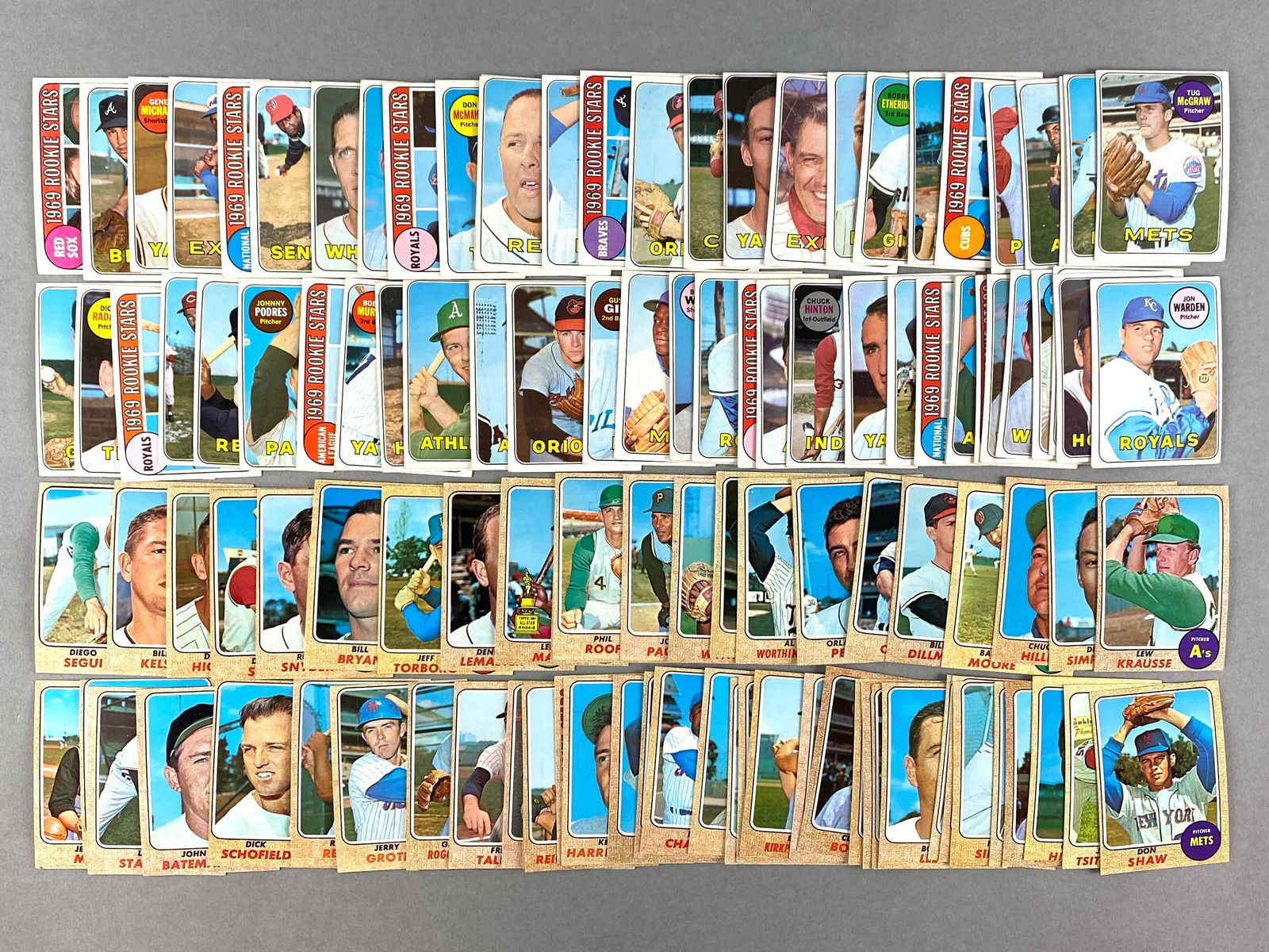 114 - 1968 and 69 Topps Baseball Cards - Mainly High Series (1 of 5)