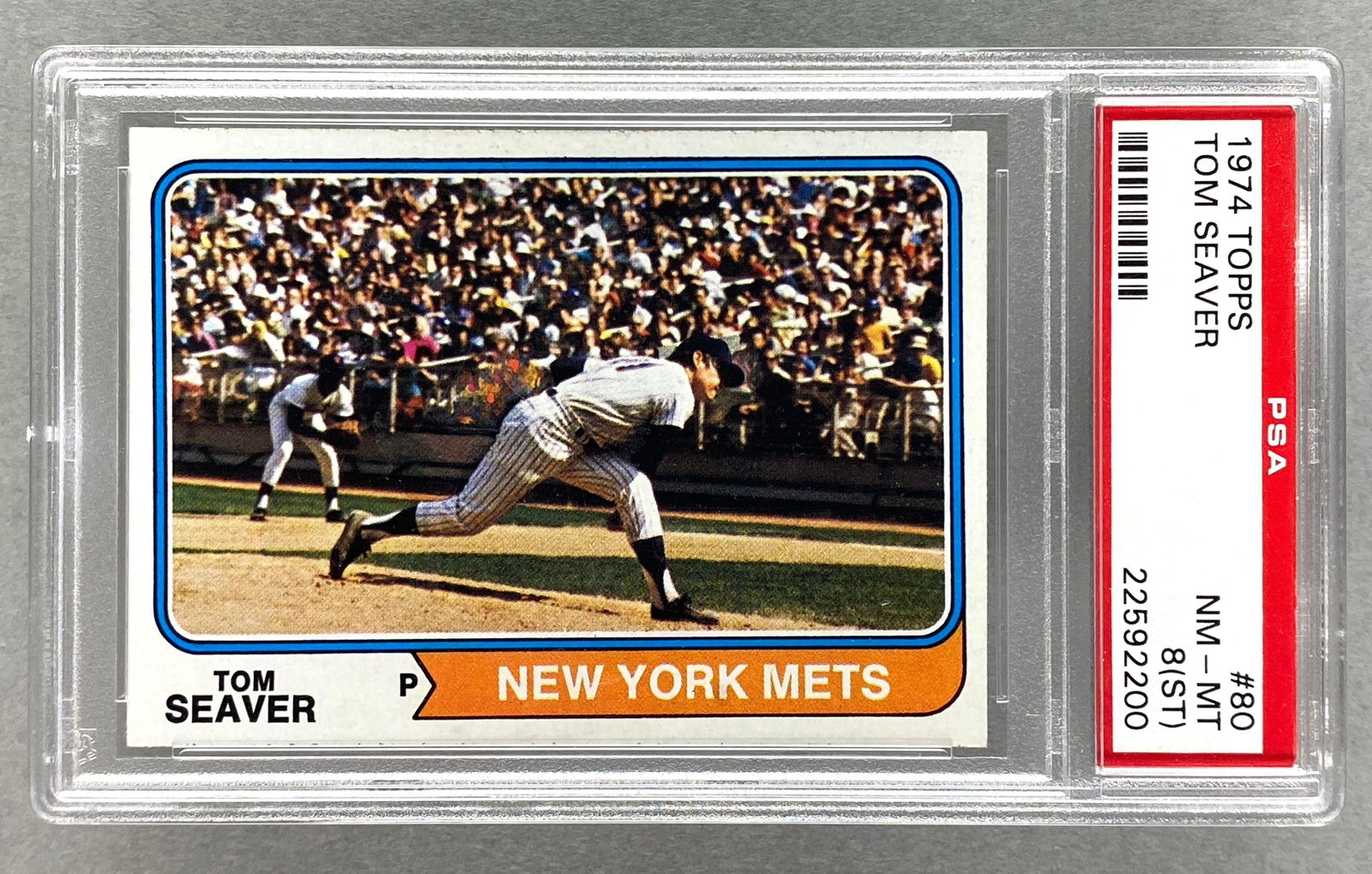 1974 Topps Tom Seaver #80 PSA 8: 1974 Topps Tom Seaver #80 PSA 8