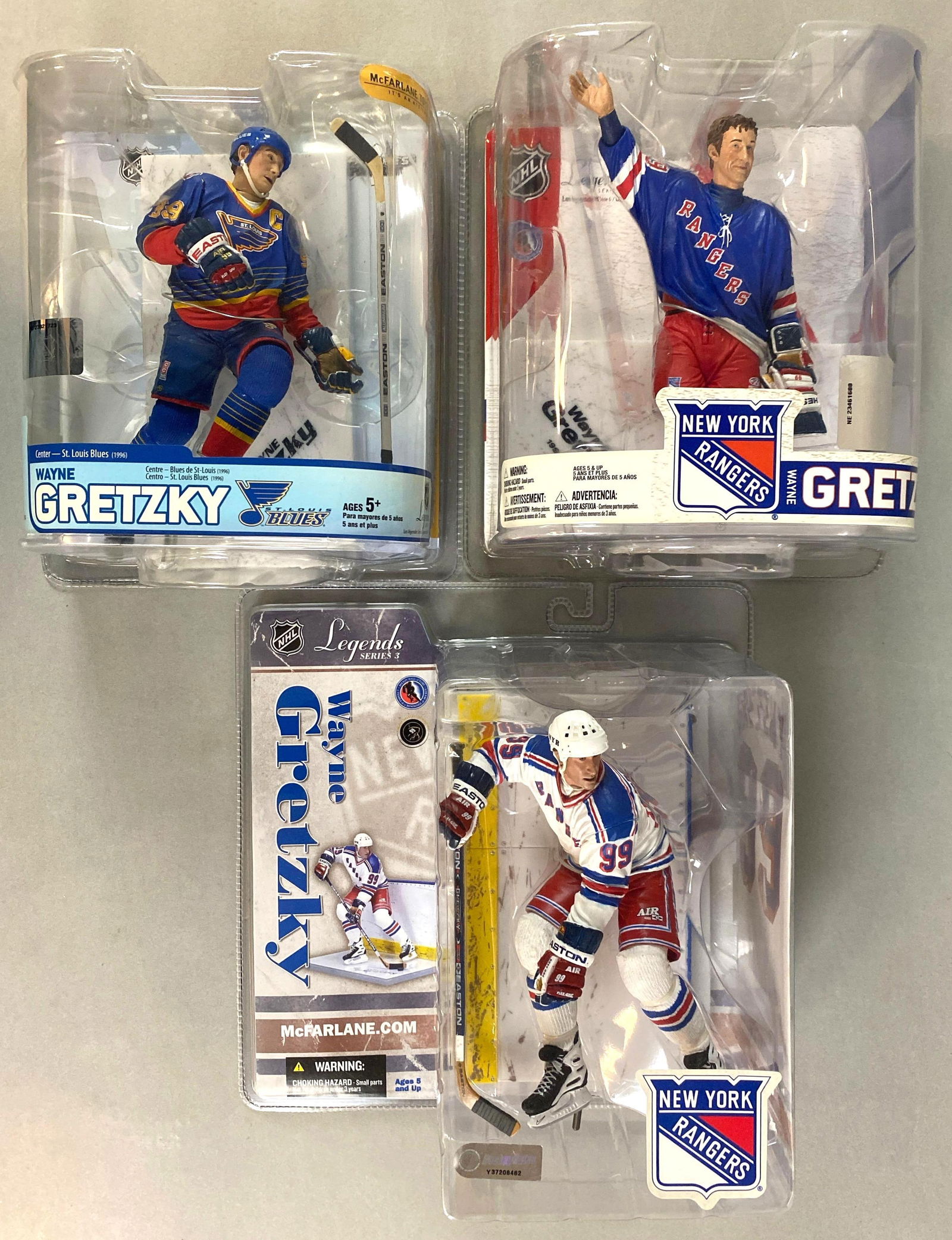 3 - 2006 - 07 McFarlane Legends Wayne Gretzky Figures (1 of 2)
