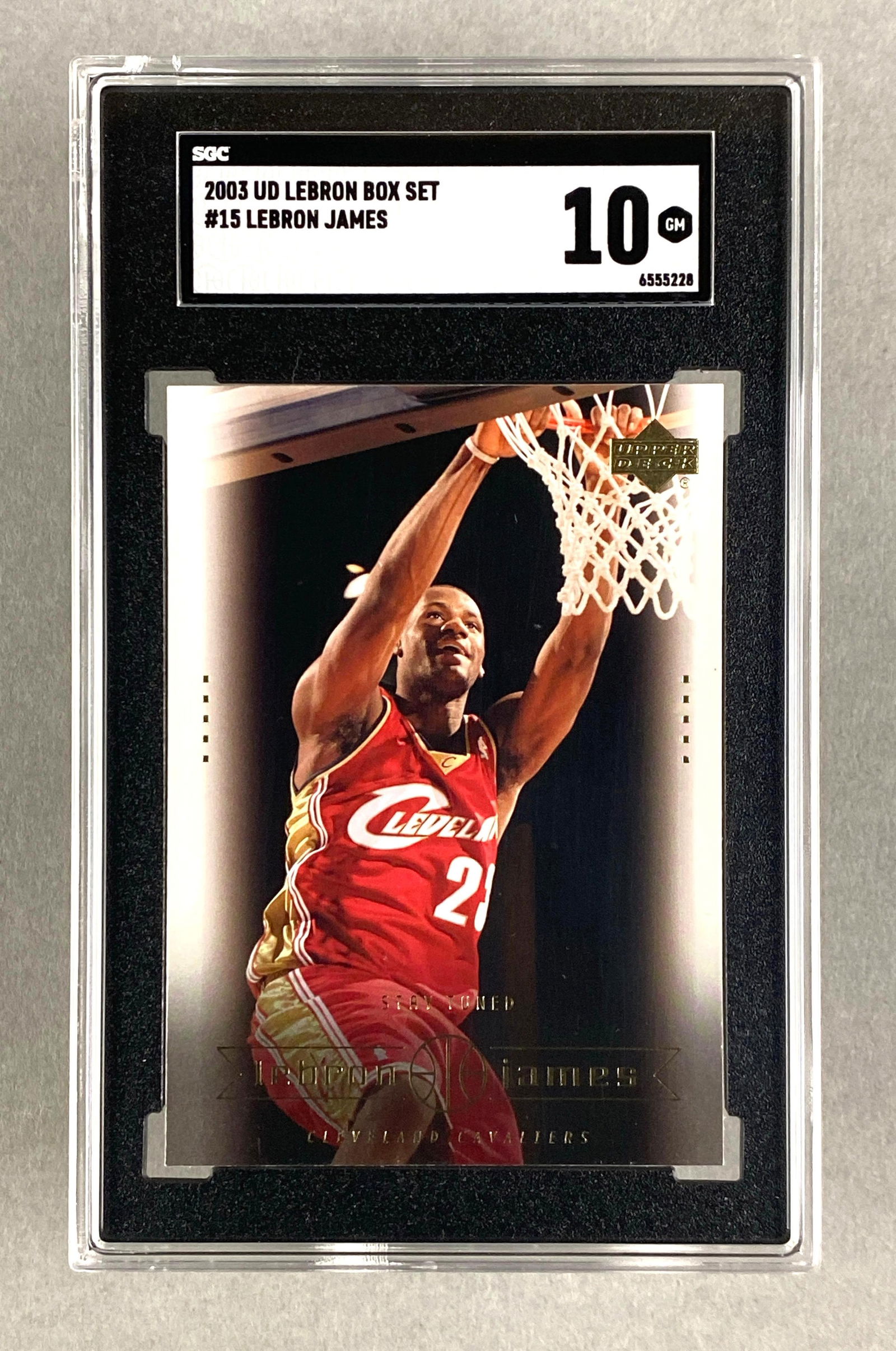 2003 Upper Deck LeBron Box Set LeBron James #15 SGC 10 (1 of 2)
