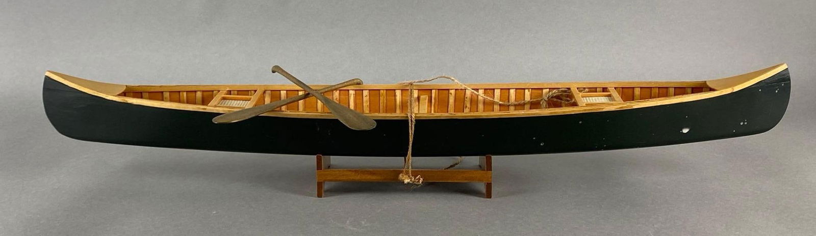 Wood Model of Adirondack Guide Canoe (1 of 7)