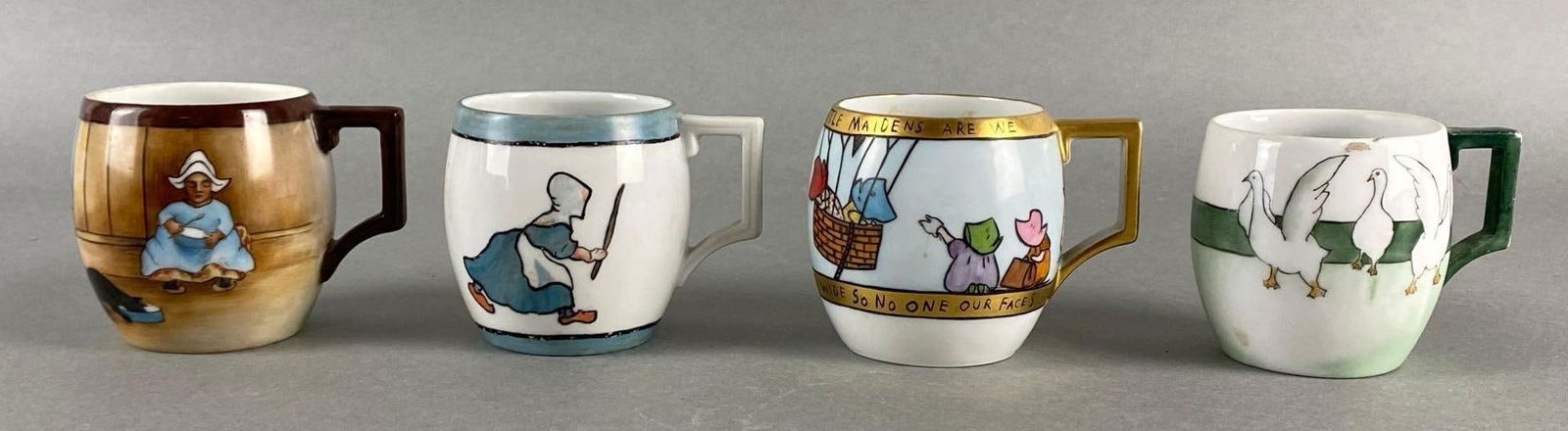 Group of 4 Favorite Bavaria Sunbonnet Babies Porcelain Mugs (1 of 6)