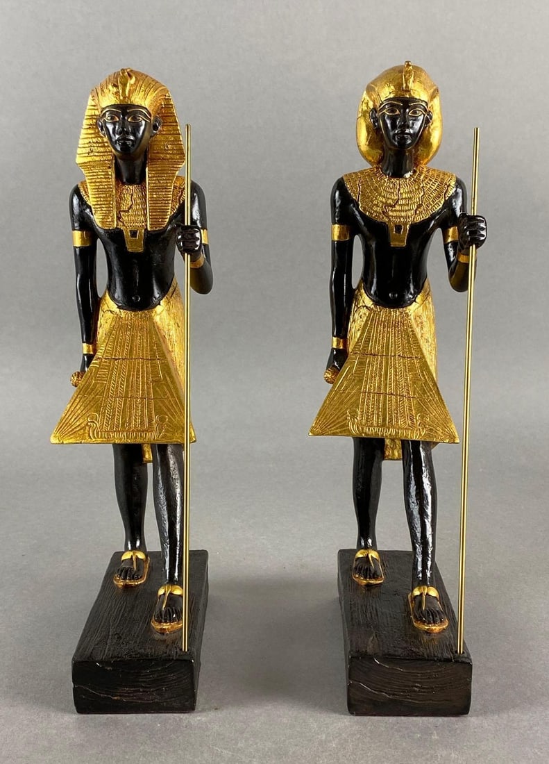 AGI Pair of King Tutankhamen Guardian Statues (1 of 6)