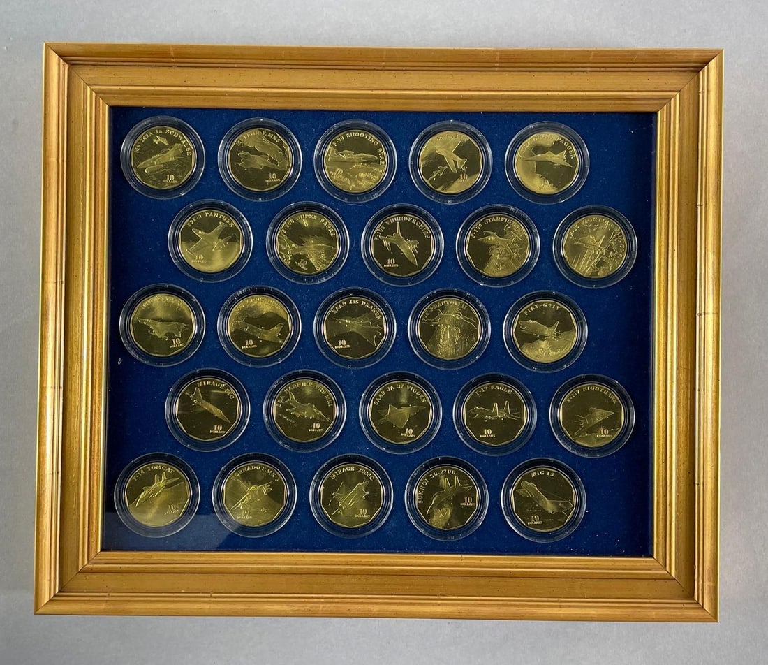 Group of 25 $10 Commemorative Legendary Aircraft Coins (1 of 4)