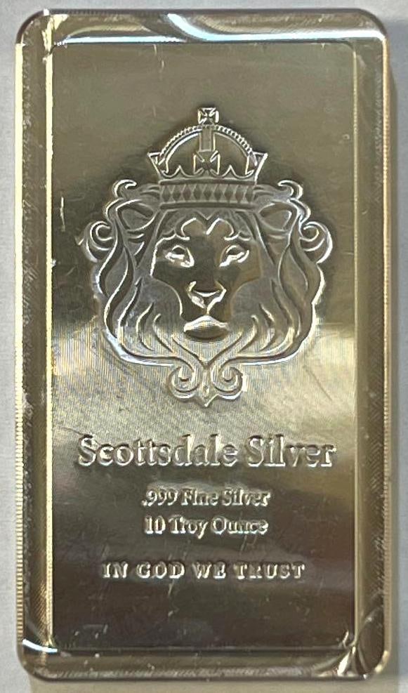 Scottsdale Silver 10 oz .999 Fine Silver Stacker (1 of 2)