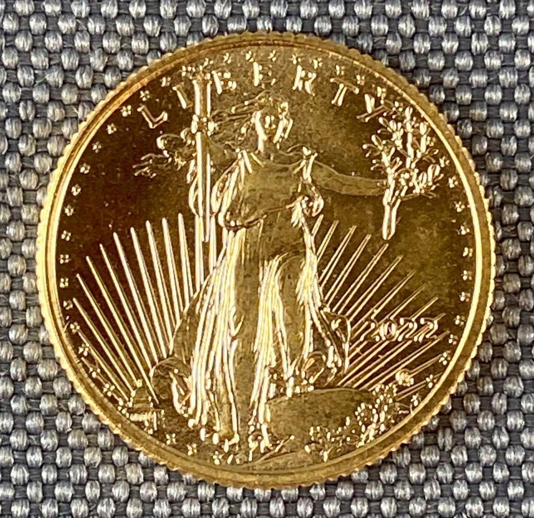 2022 US American Gold Eagle 1/10oz (1 of 2)