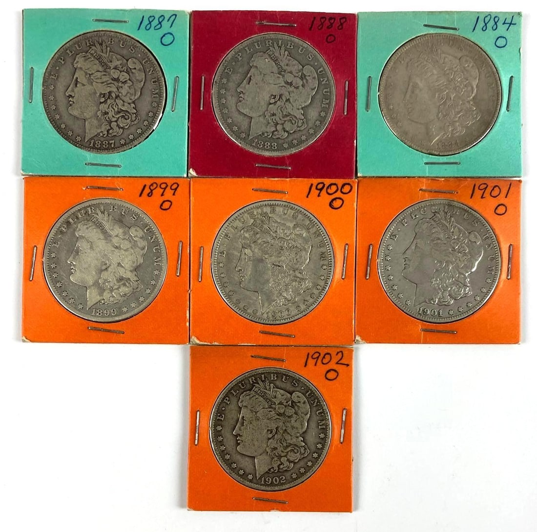Group of 7 Morgan Silver Dollars (1 of 2)