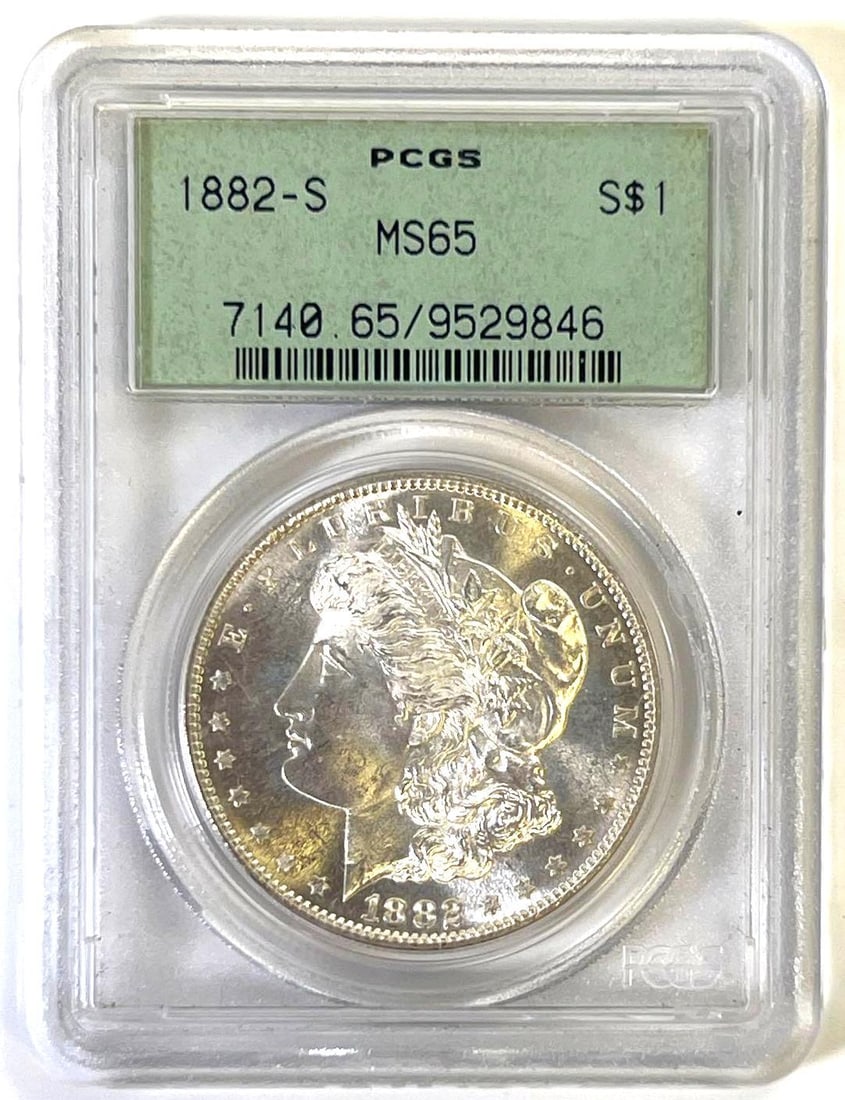 1882 S US Morgan Silver Dollar PCGS MS65 (1 of 2)