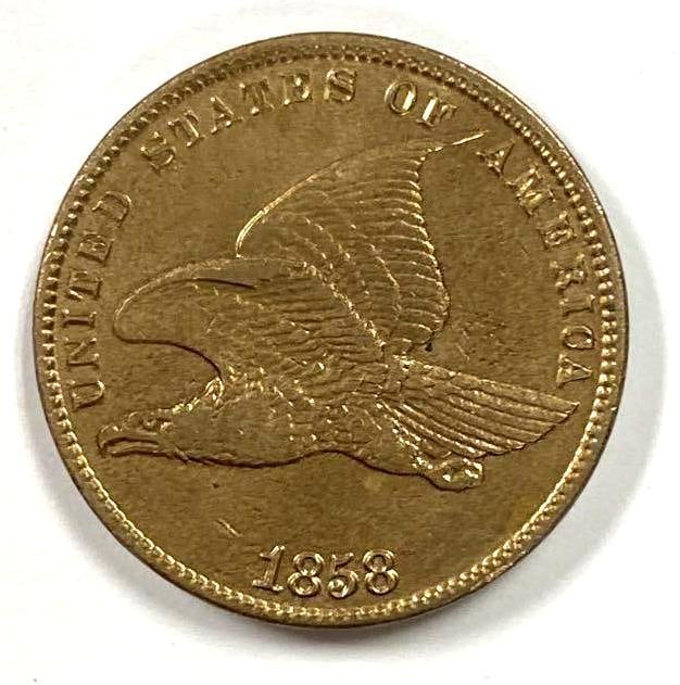 1858 Flying Eagle Cent (1 of 2)