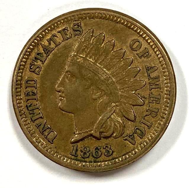 1863 Indian Head Cent (1 of 2)