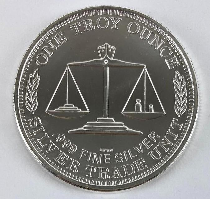 Eagle Trade Unit 1oz. .999 Fine Silver Round (1 of 2)