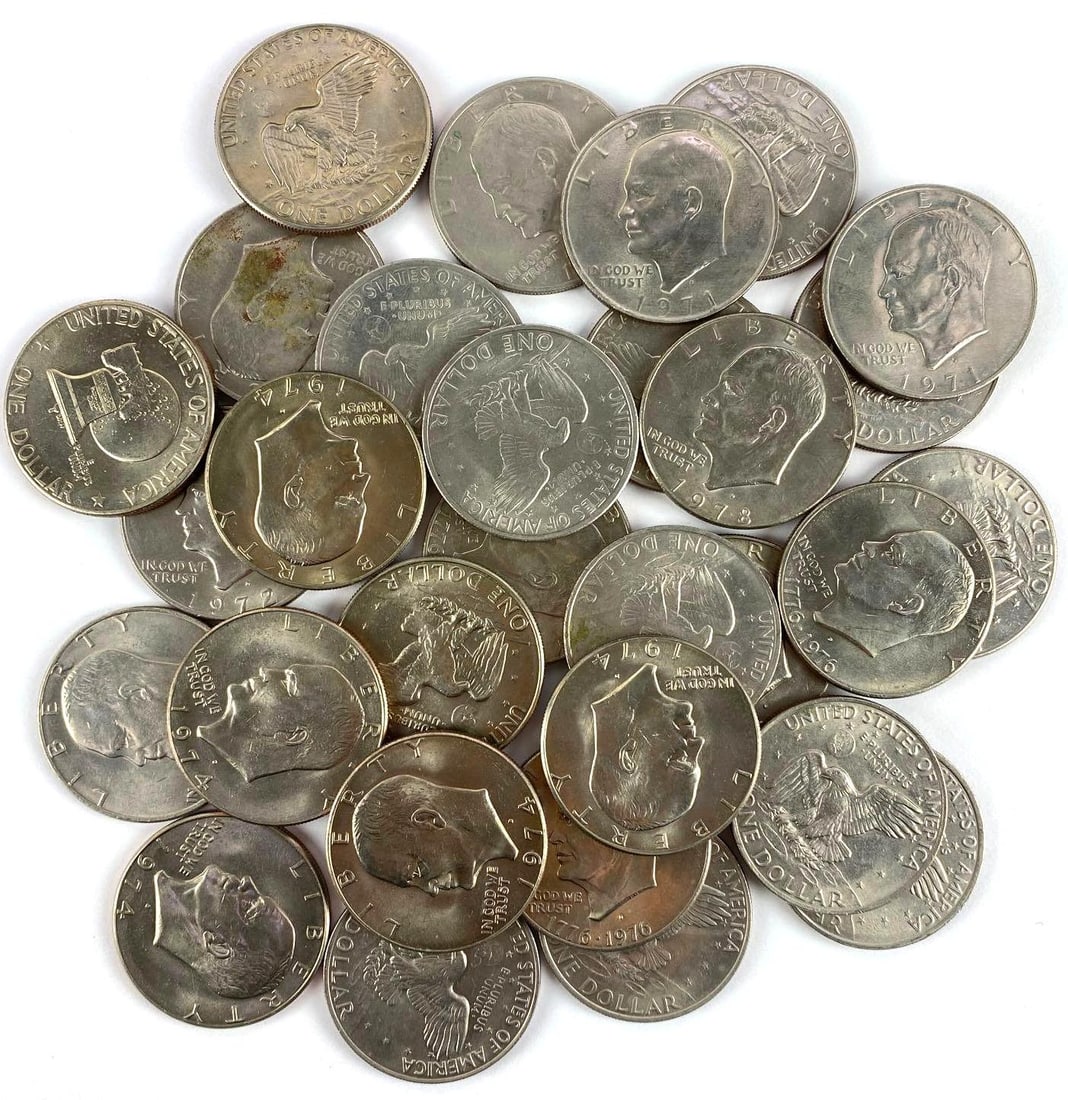 Group of (30) Eisenhower Dollars (1 of 1)