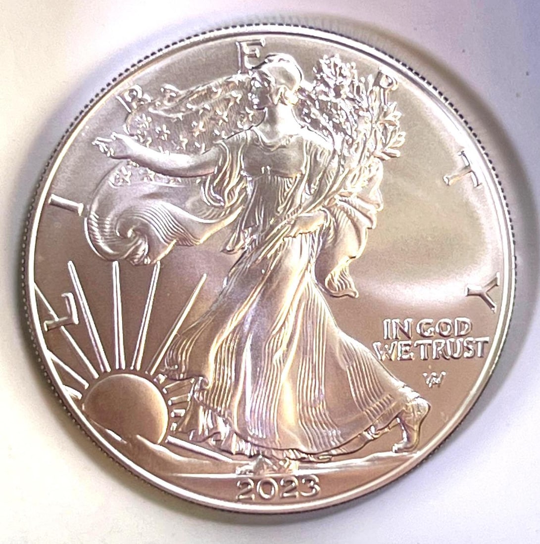 2023 US Mint .999 Fine American Silver Eagle (1 of 2)