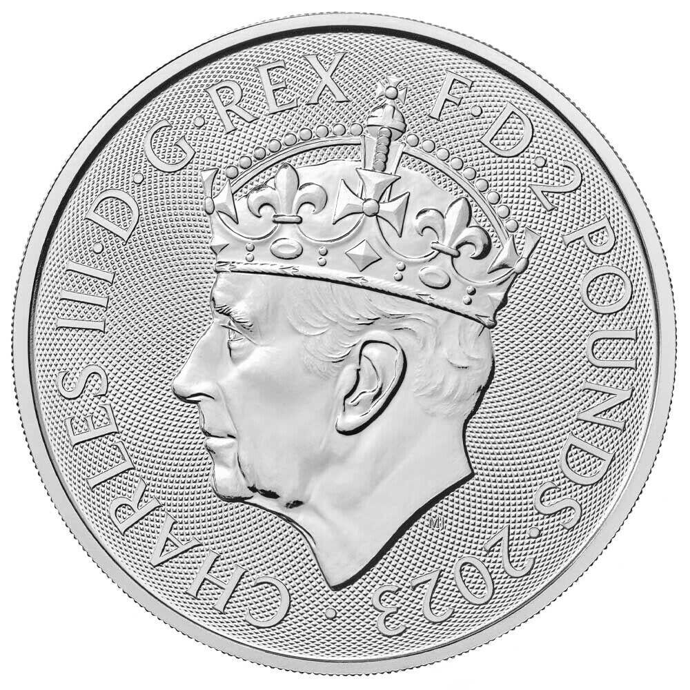 2023 British Britannia King Charles 1oz. 999 Fine Silver: 2023 British Britannia King Charles 1oz. 999 Fine Silver