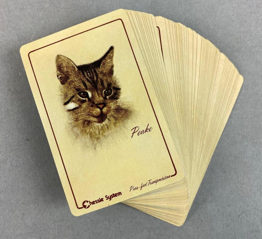 Deck of Chessie Systems Railroad Cat Playing Cards: Unknown set completion