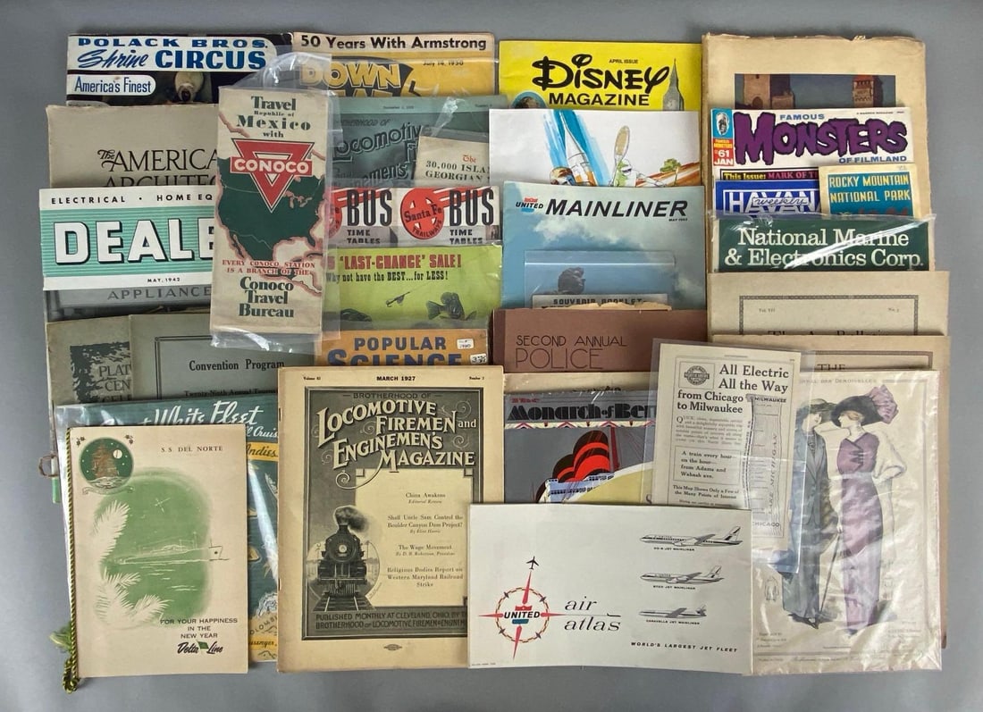 Group of 30+ Magazines and More (1 of 3)